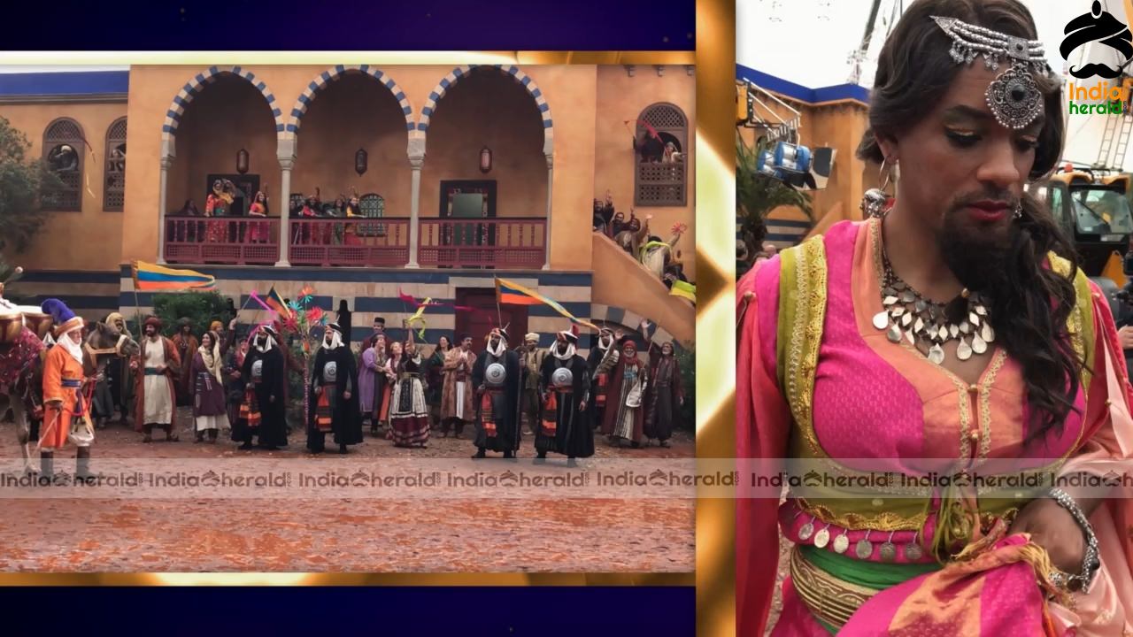 India Herald Exclusive Aladdin 2019 Unseen Making Stills Set 3
