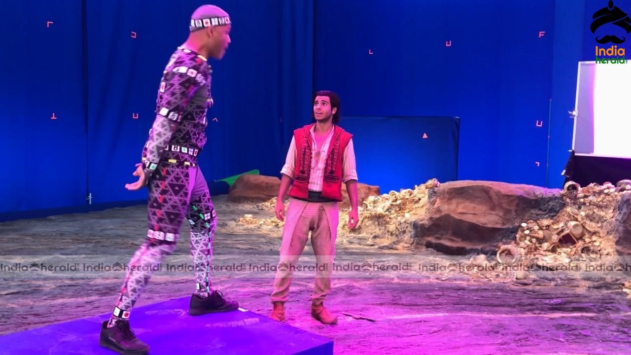 India Herald Exclusive Aladdin 2019 Unseen Making Stills Set 3