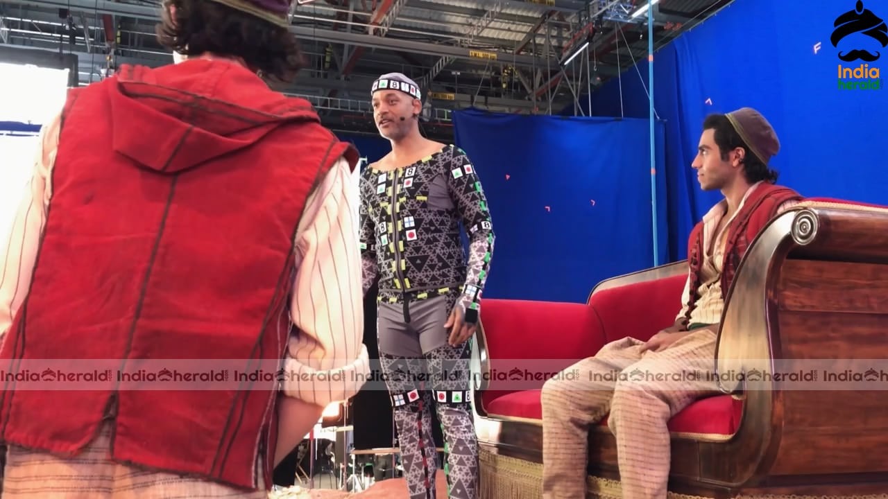 India Herald Exclusive Aladdin 2019 Unseen Making Stills Set 3