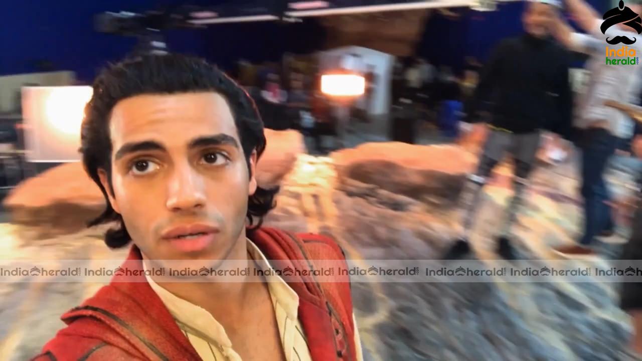 India Herald Exclusive Aladdin 2019 Unseen Making Stills Set 3