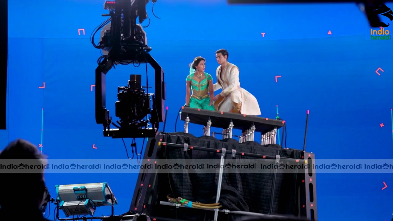 India Herald Exclusive Aladdin 2019 Unseen Making Stills Set 3