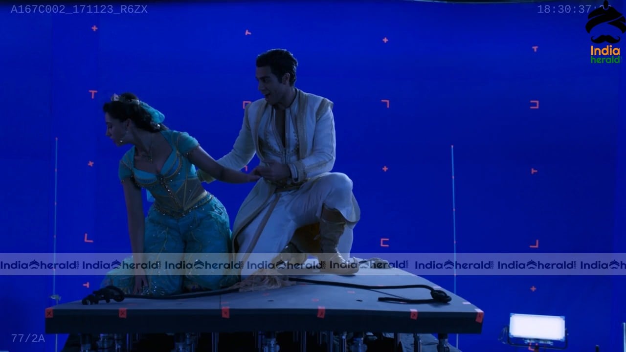 India Herald Exclusive Aladdin 2019 Unseen Making Stills Set 4