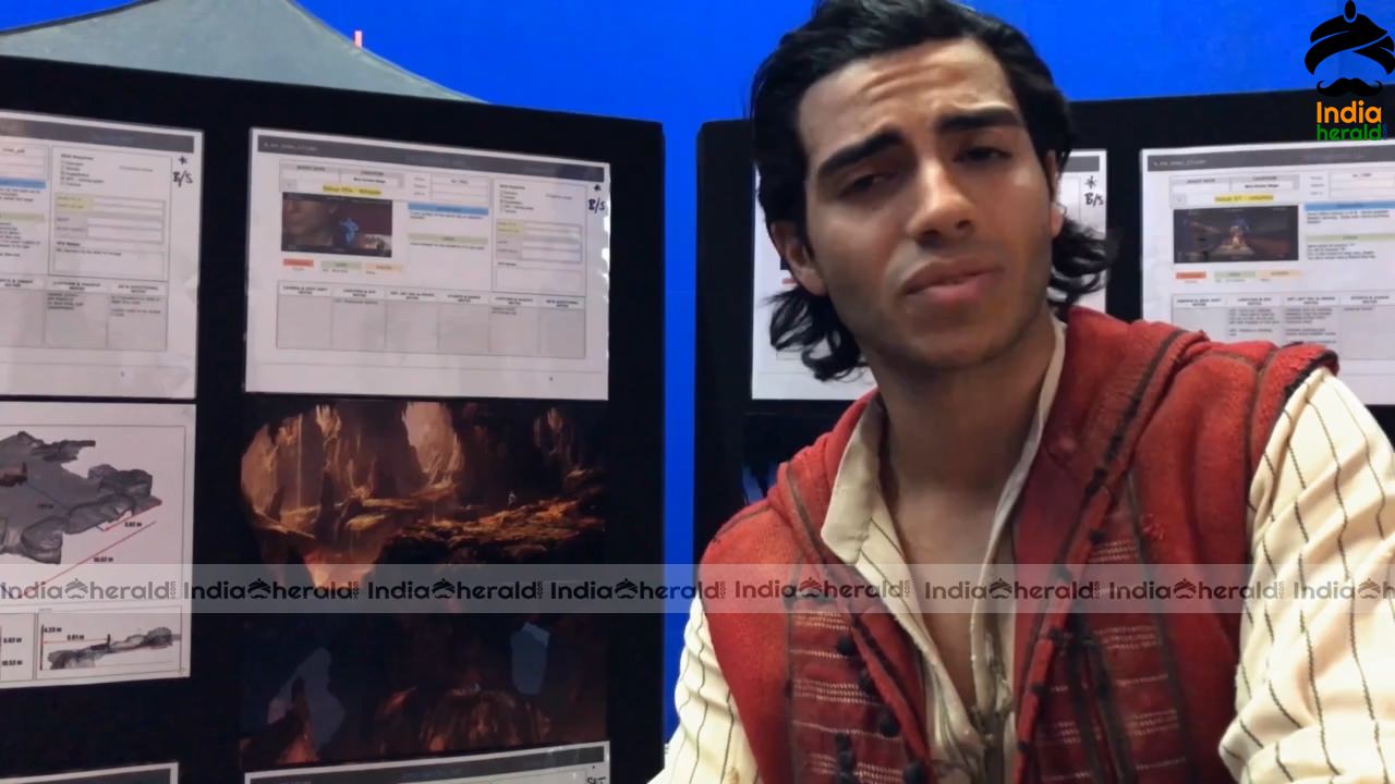 India Herald Exclusive Aladdin 2019 Unseen Making Stills Set 4