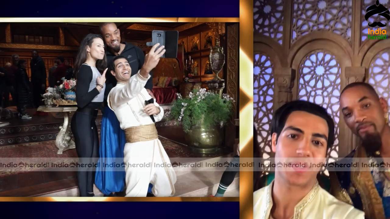 India Herald Exclusive Aladdin 2019 Unseen Making Stills Set 4