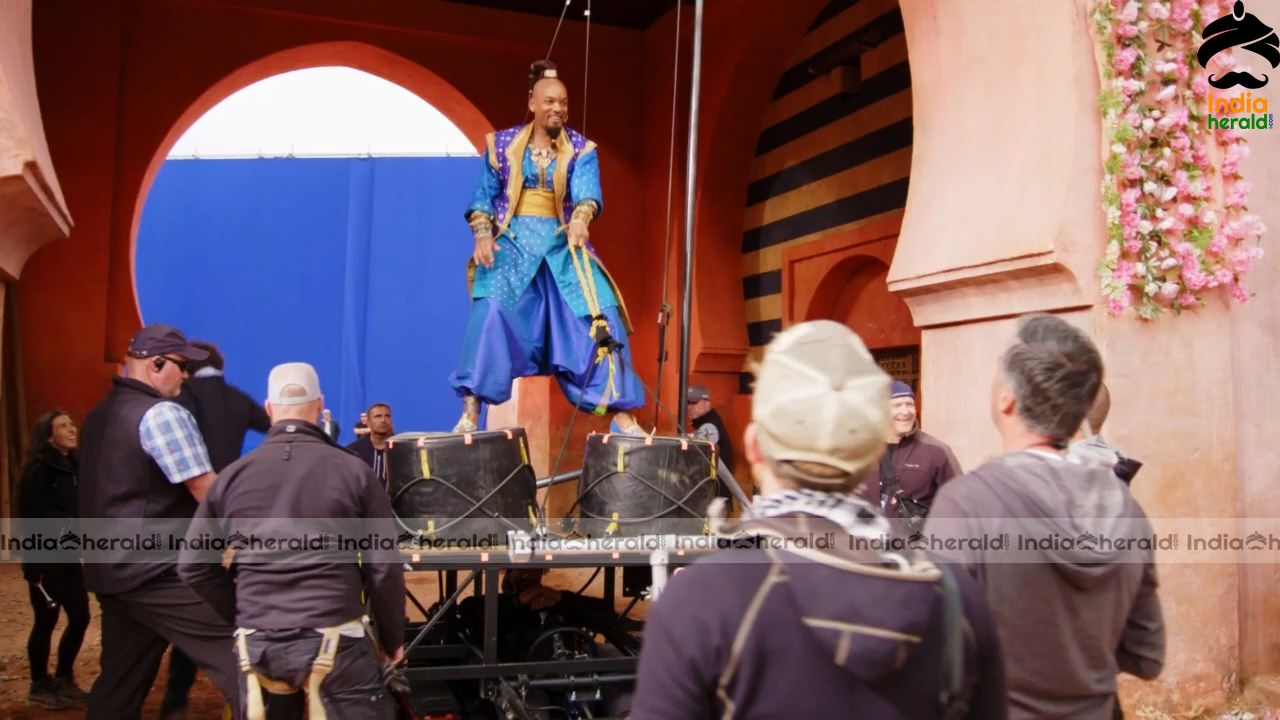 India Herald Exclusive Aladdin 2019 Unseen Making Stills Set 5