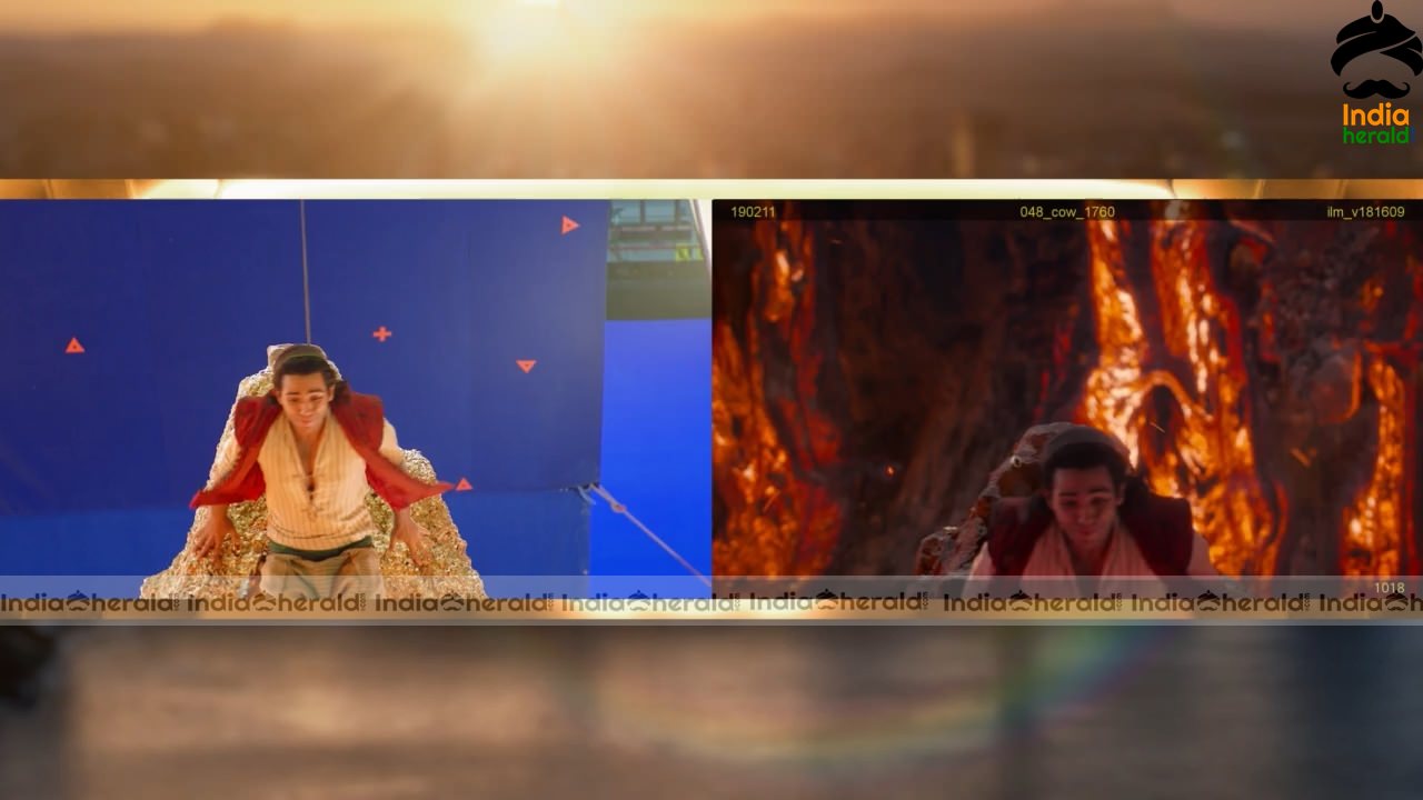 India Herald Exclusive Aladdin 2019 Unseen Making Stills Set 5