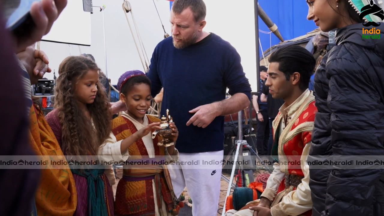 India Herald Exclusive Aladdin 2019 Unseen Making Stills Set 5