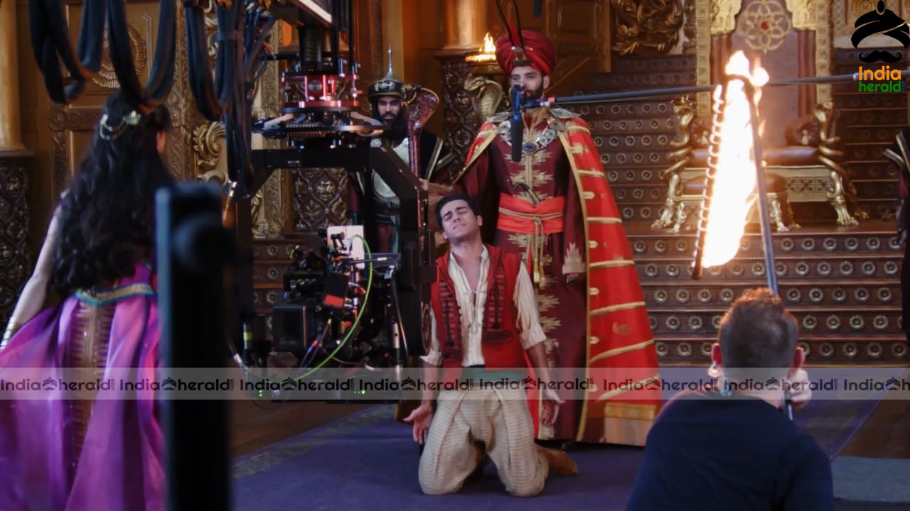 India Herald Exclusive Aladdin 2019 Unseen Making Stills Set 5