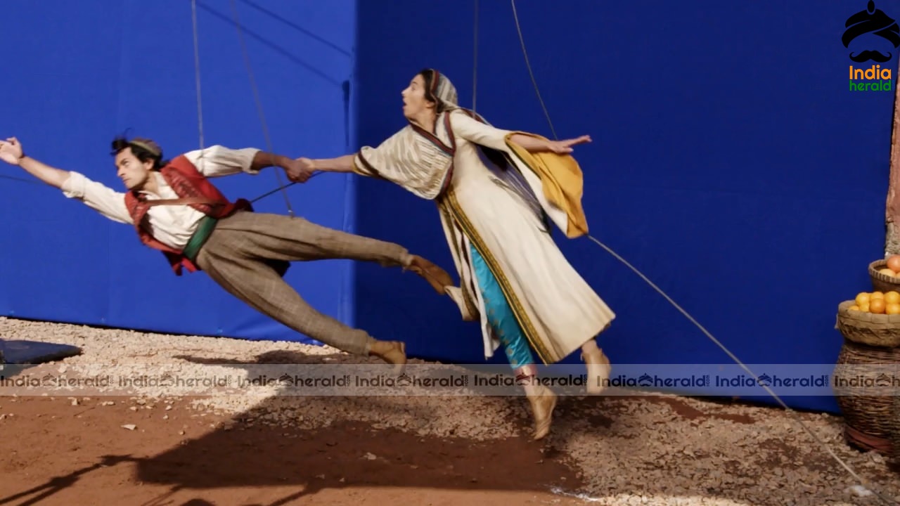India Herald Exclusive Aladdin 2019 Unseen Making Stills Set 5