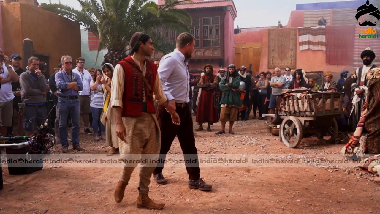 India Herald Exclusive Aladdin 2019 Unseen Making Stills Set 6