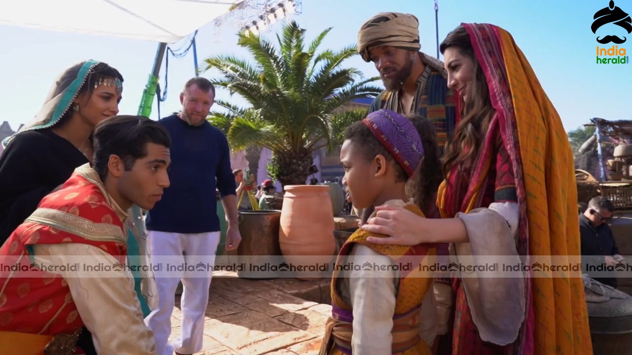 India Herald Exclusive Aladdin 2019 Unseen Making Stills Set 6