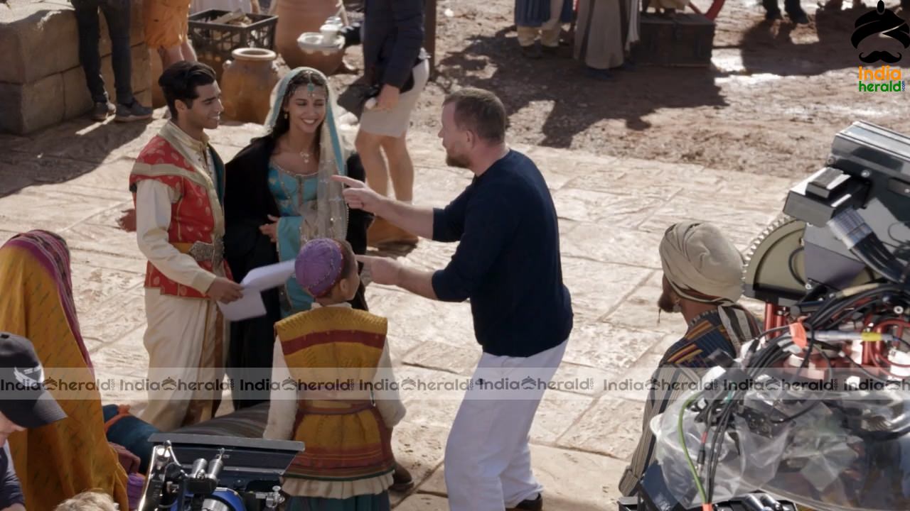 India Herald Exclusive Aladdin 2019 Unseen Making Stills Set 6