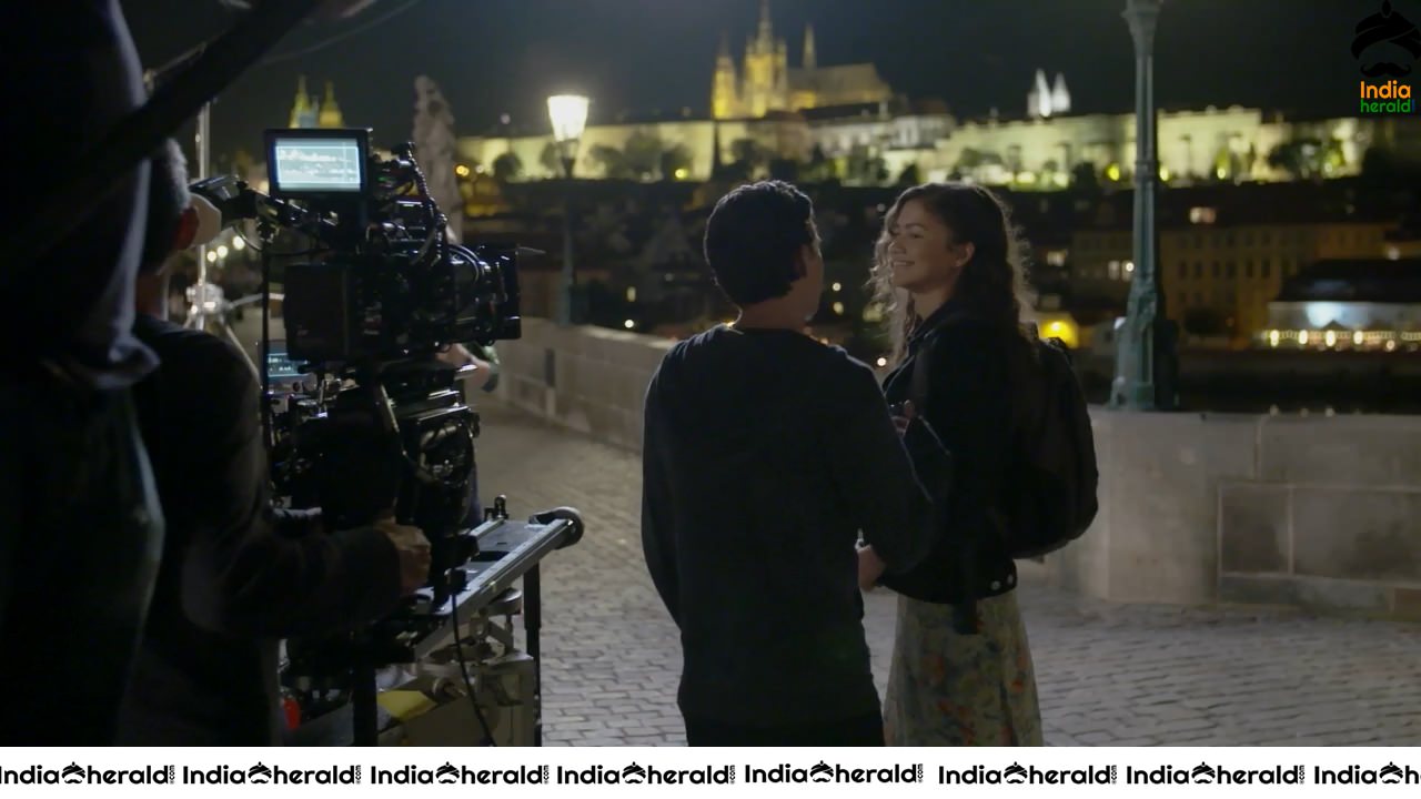 India Herald Exclusive BTS Photos fo Spider Man From From Home Set 1