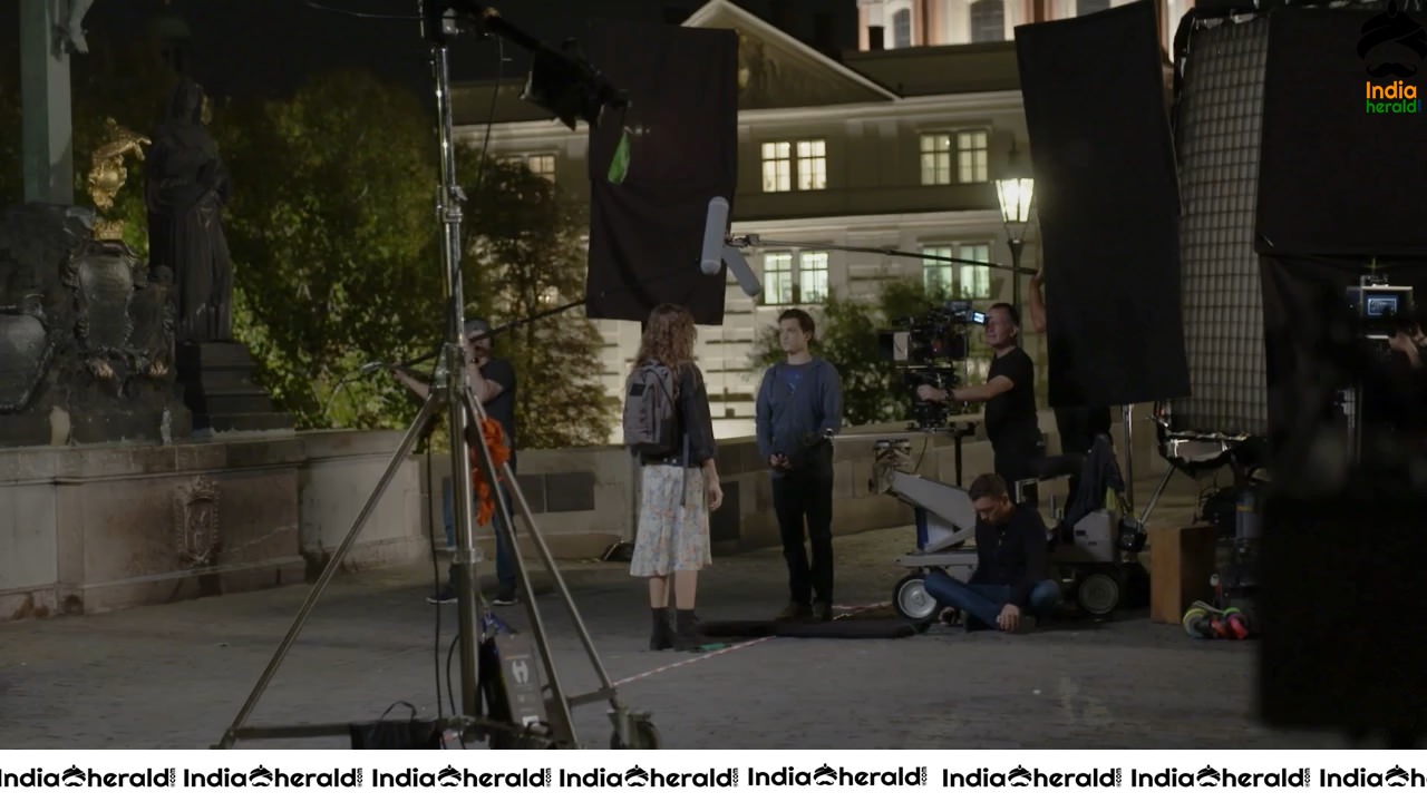 India Herald Exclusive BTS Photos fo Spider Man From From Home Set 1