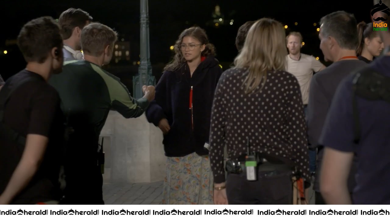 India Herald Exclusive BTS Photos fo Spider Man From From Home Set 1