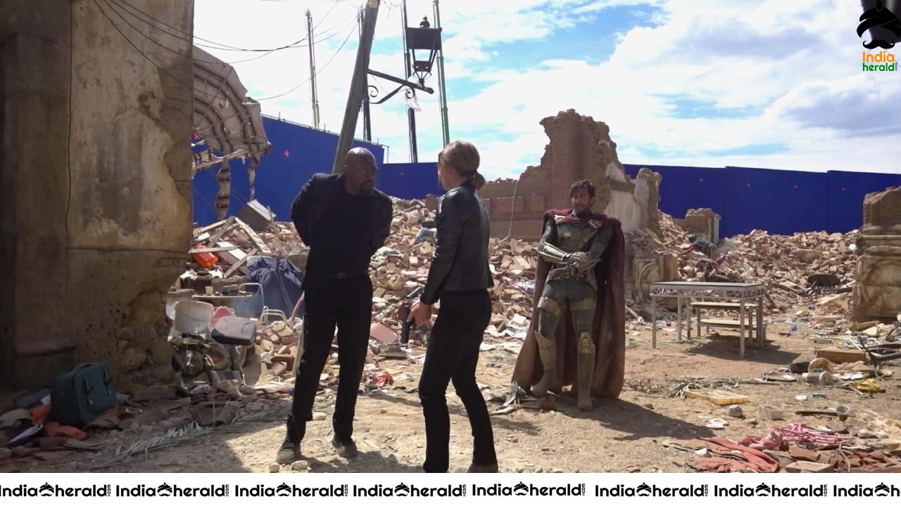 India Herald Exclusive BTS Photos fo Spider Man From From Home Set 2