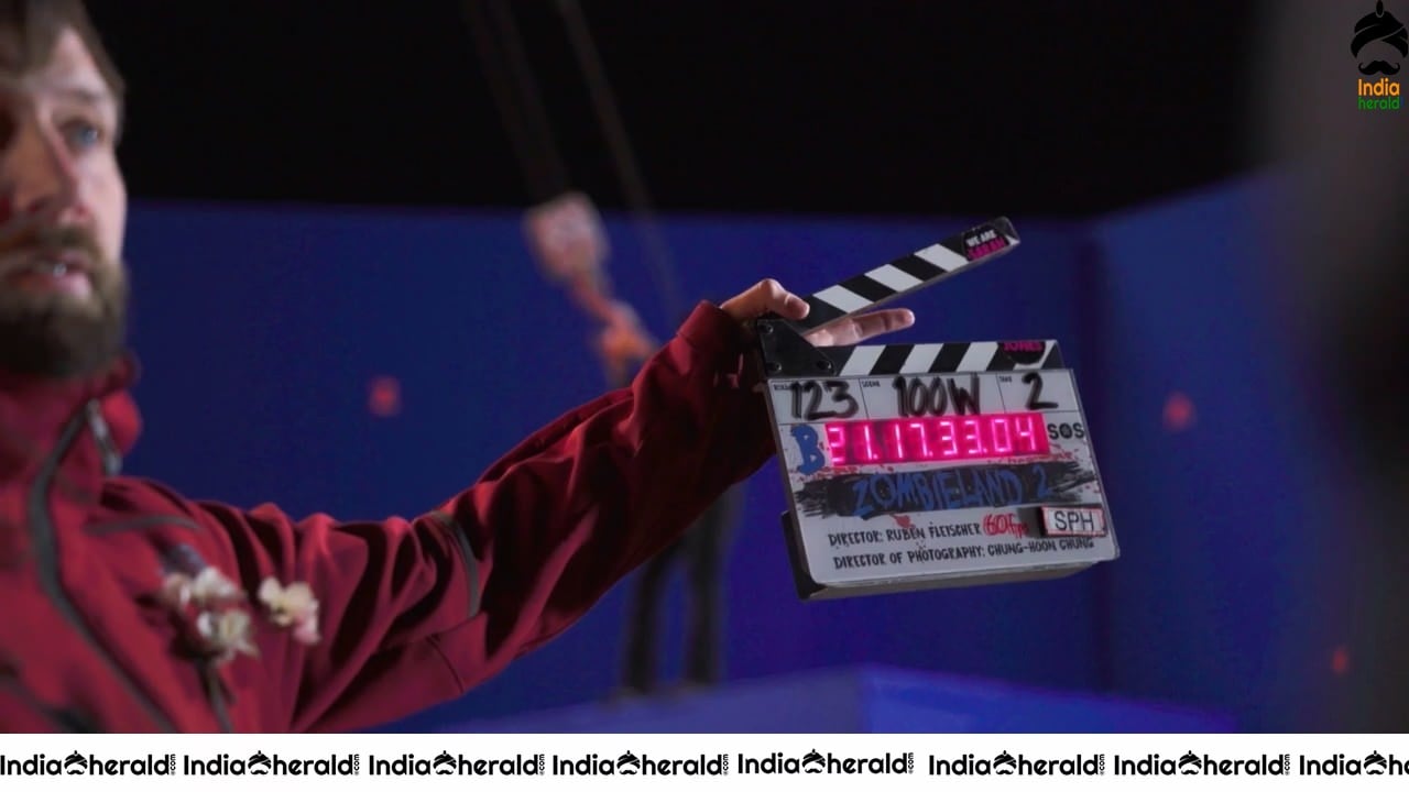 INDIA HERALD EXCLUSIVE BTS UNSEEN PHOTOS of ZOMBIELAND DOUBLE TAP Set 4