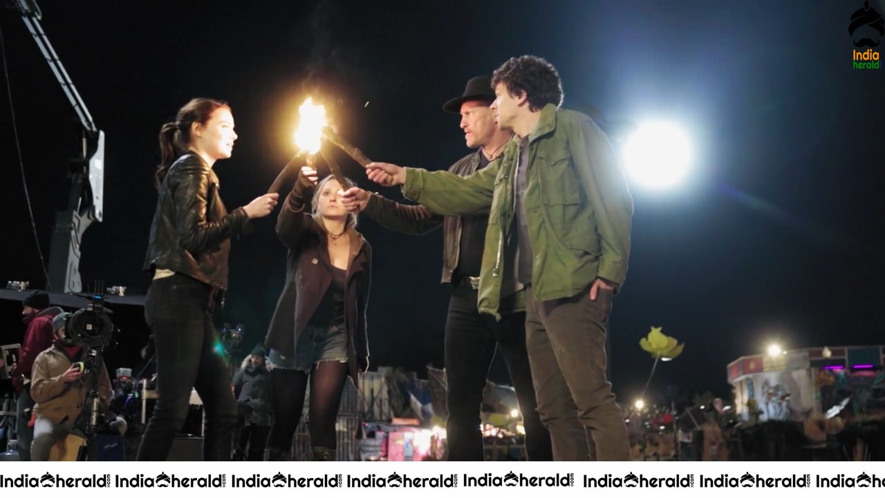 INDIA HERALD EXCLUSIVE BTS UNSEEN PHOTOS of ZOMBIELAND DOUBLE TAP Set 6