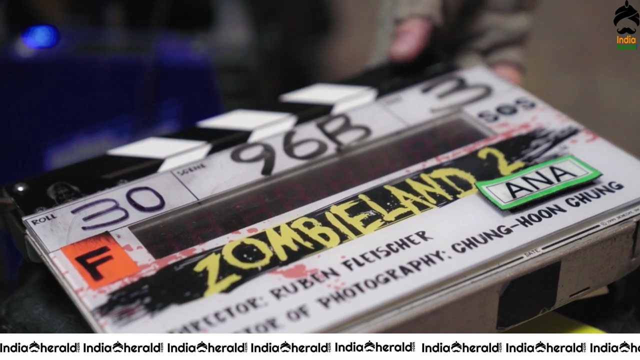 INDIA HERALD EXCLUSIVE BTS UNSEEN PHOTOS of ZOMBIELAND DOUBLE TAP Set 6