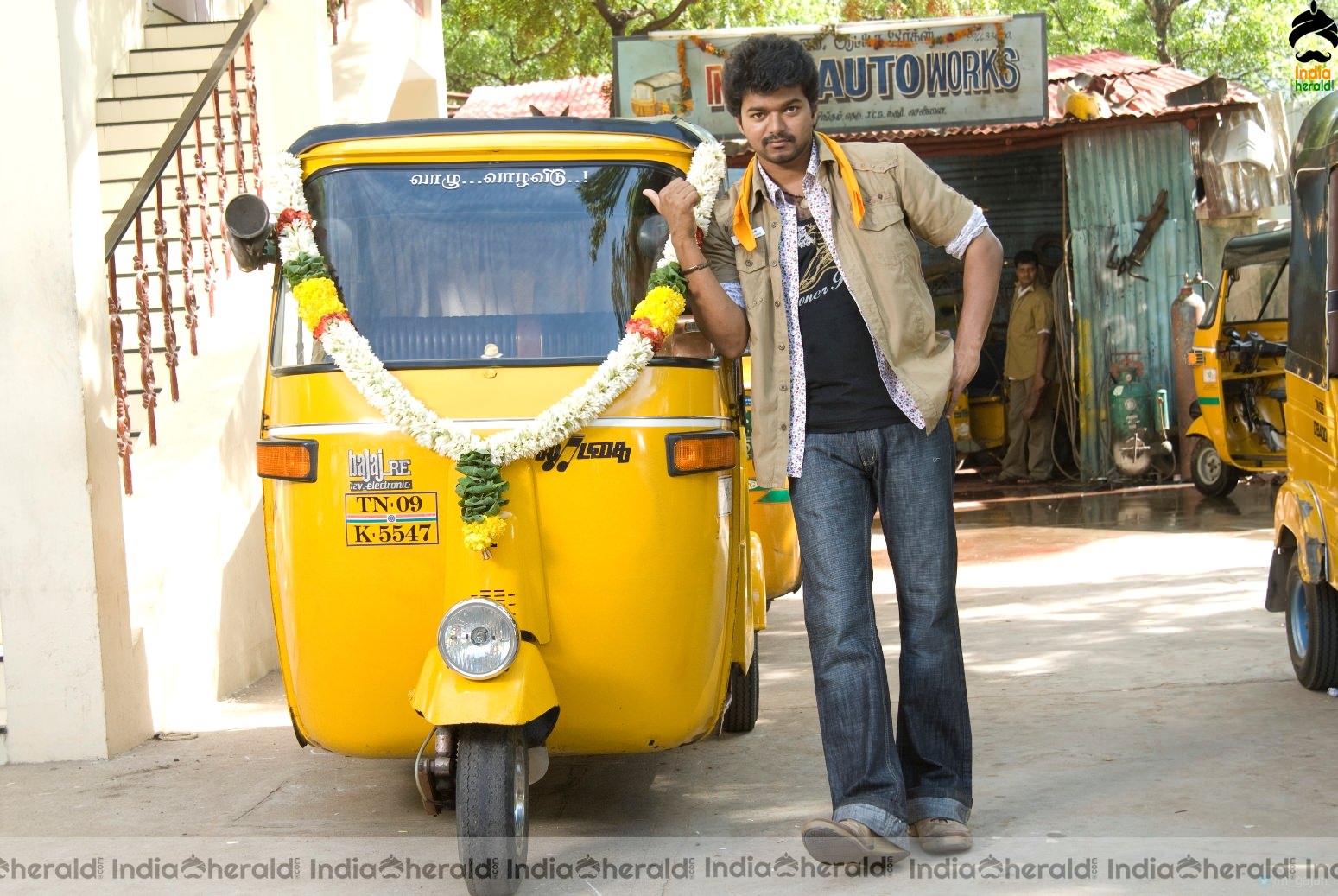 INDIA HERALD EXCLUSIVE Hot Anushka Shetty and Vijay in a Tamil movie during Early Stages Set 4