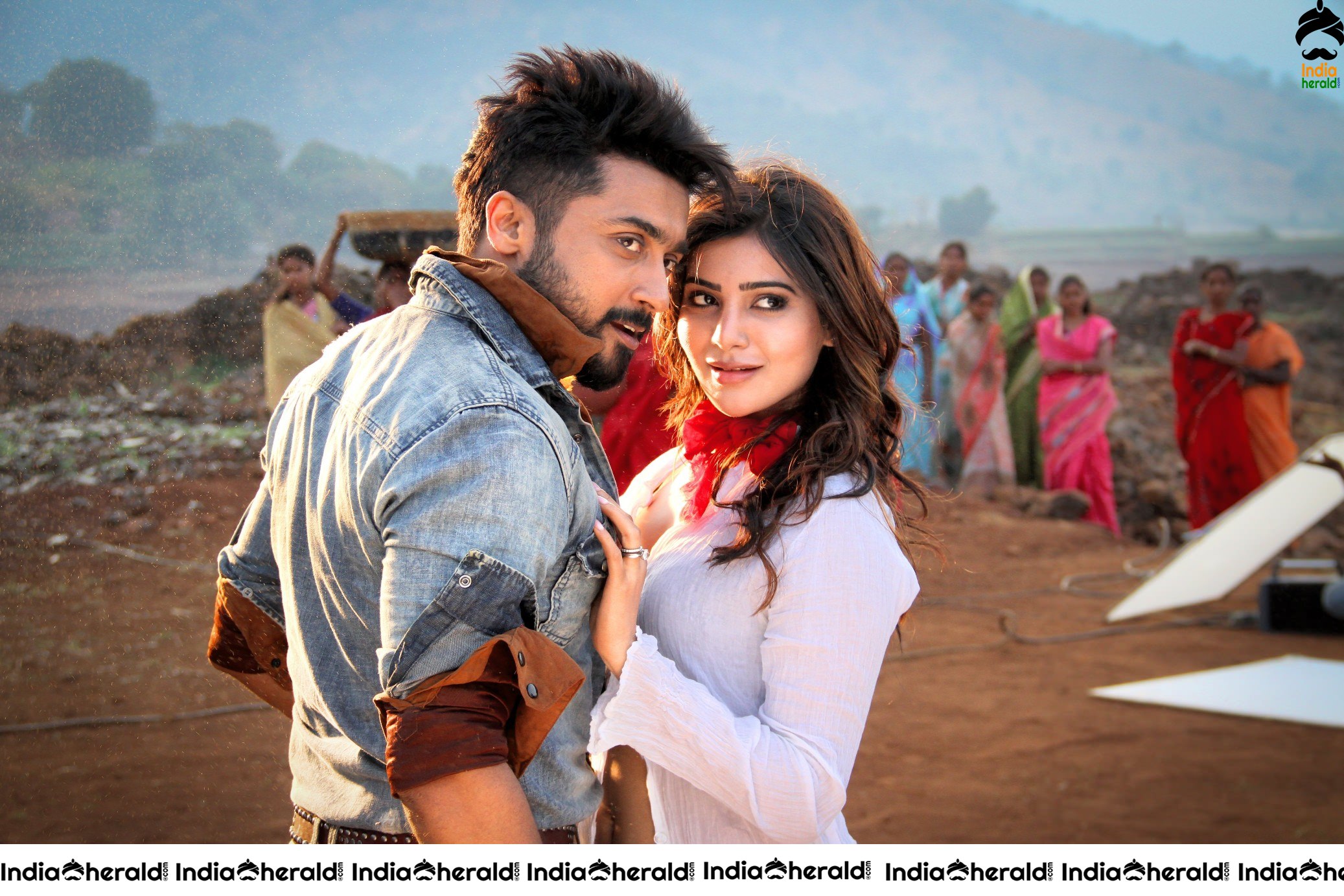 INDIA HERALD EXCLUSIVE Hot Samantha and Surya Unseen Stills from Sikindar Set 1