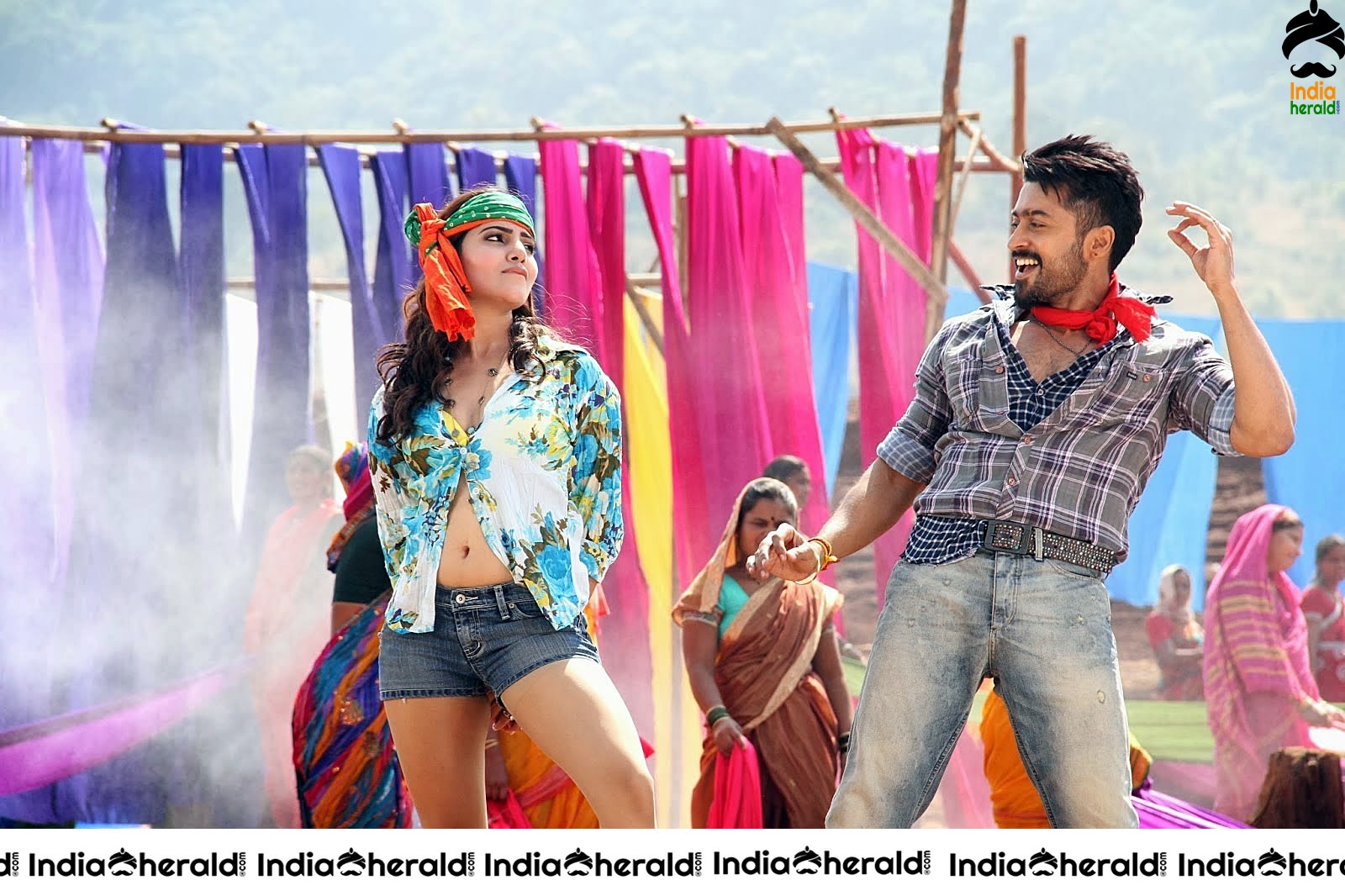 INDIA HERALD EXCLUSIVE Hot Samantha and Surya Unseen Stills from Sikindar Set 3
