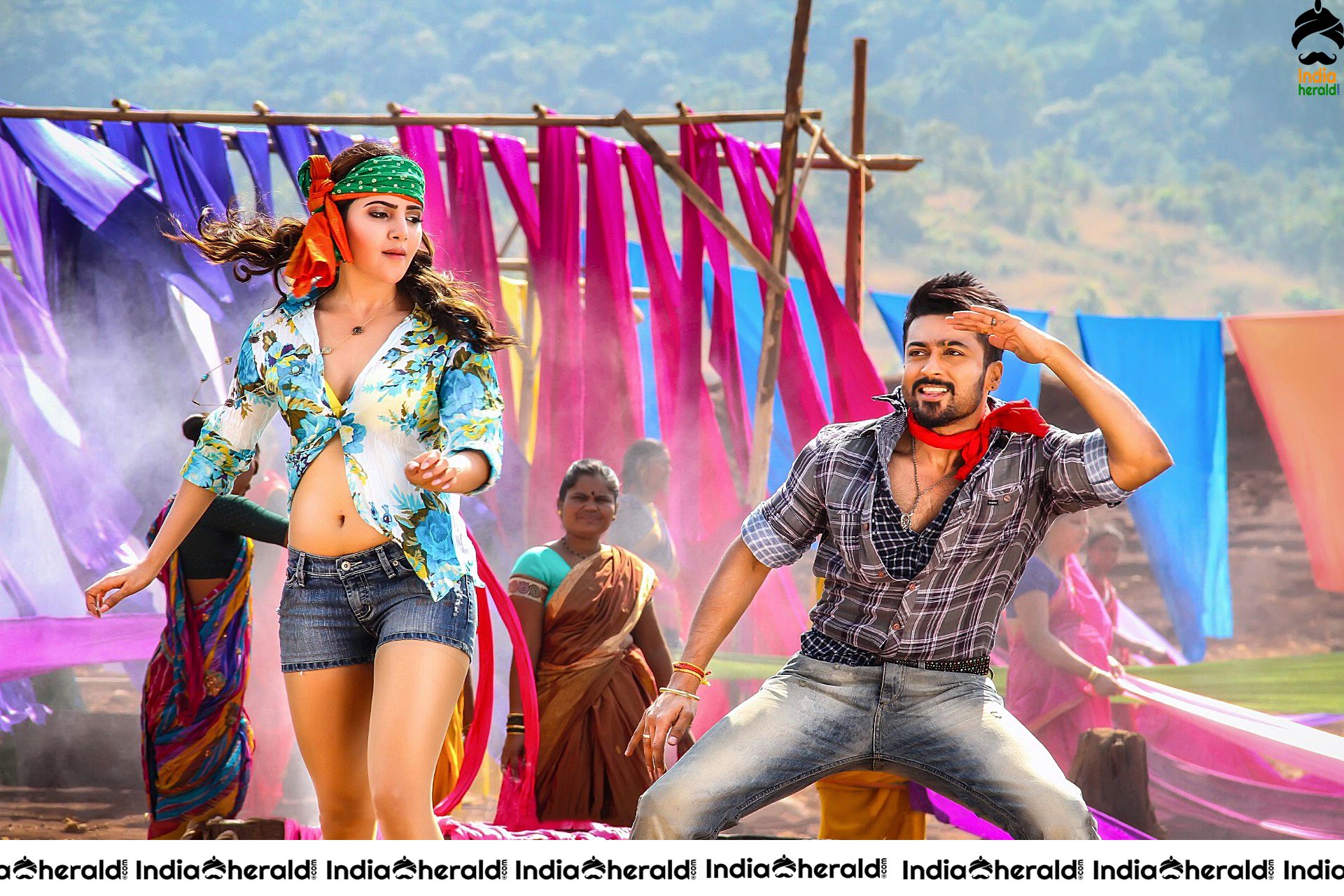 INDIA HERALD EXCLUSIVE Hot Samantha and Surya Unseen Stills from Sikindar Set 6