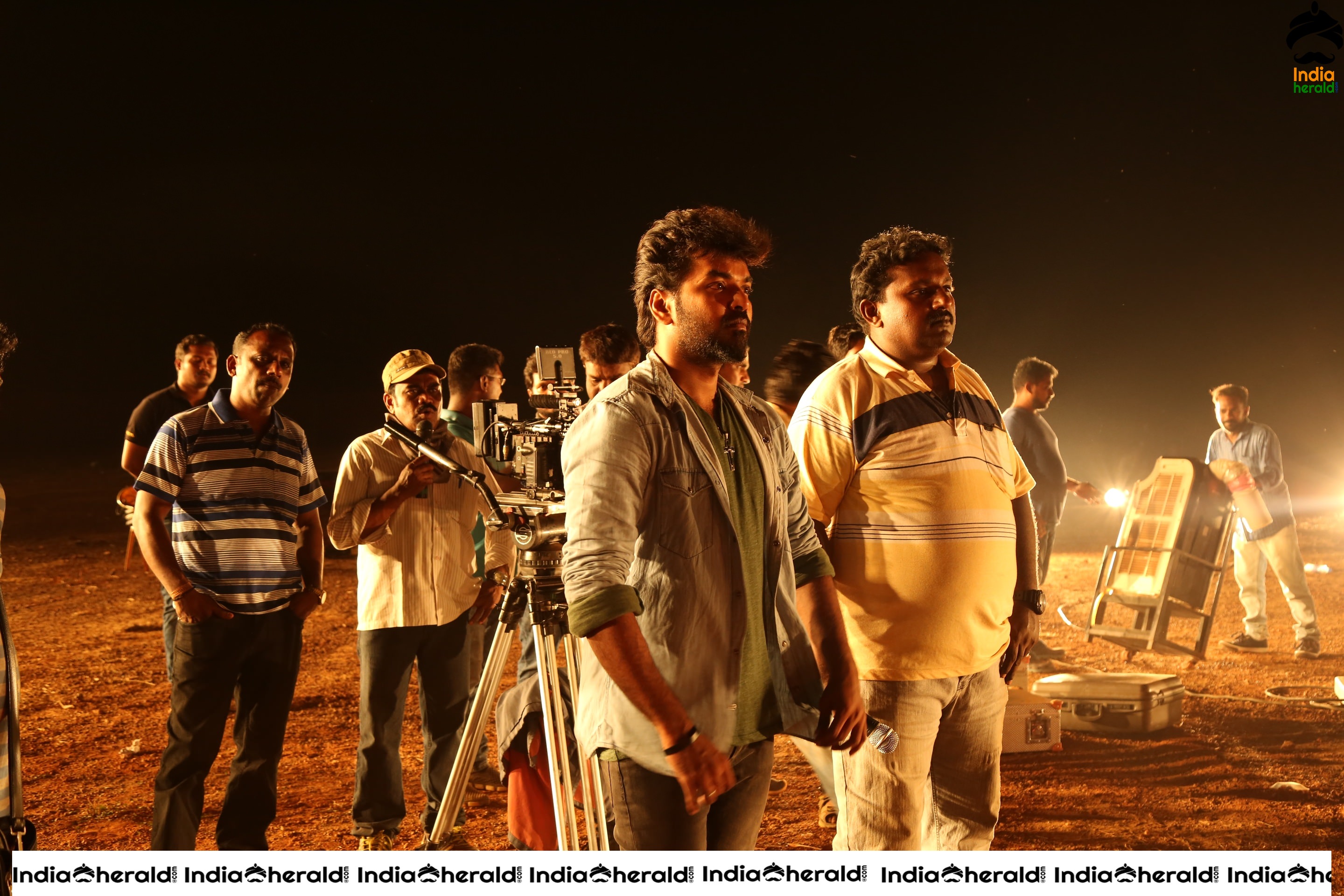 Jai in Breaking News Movie Working Stills