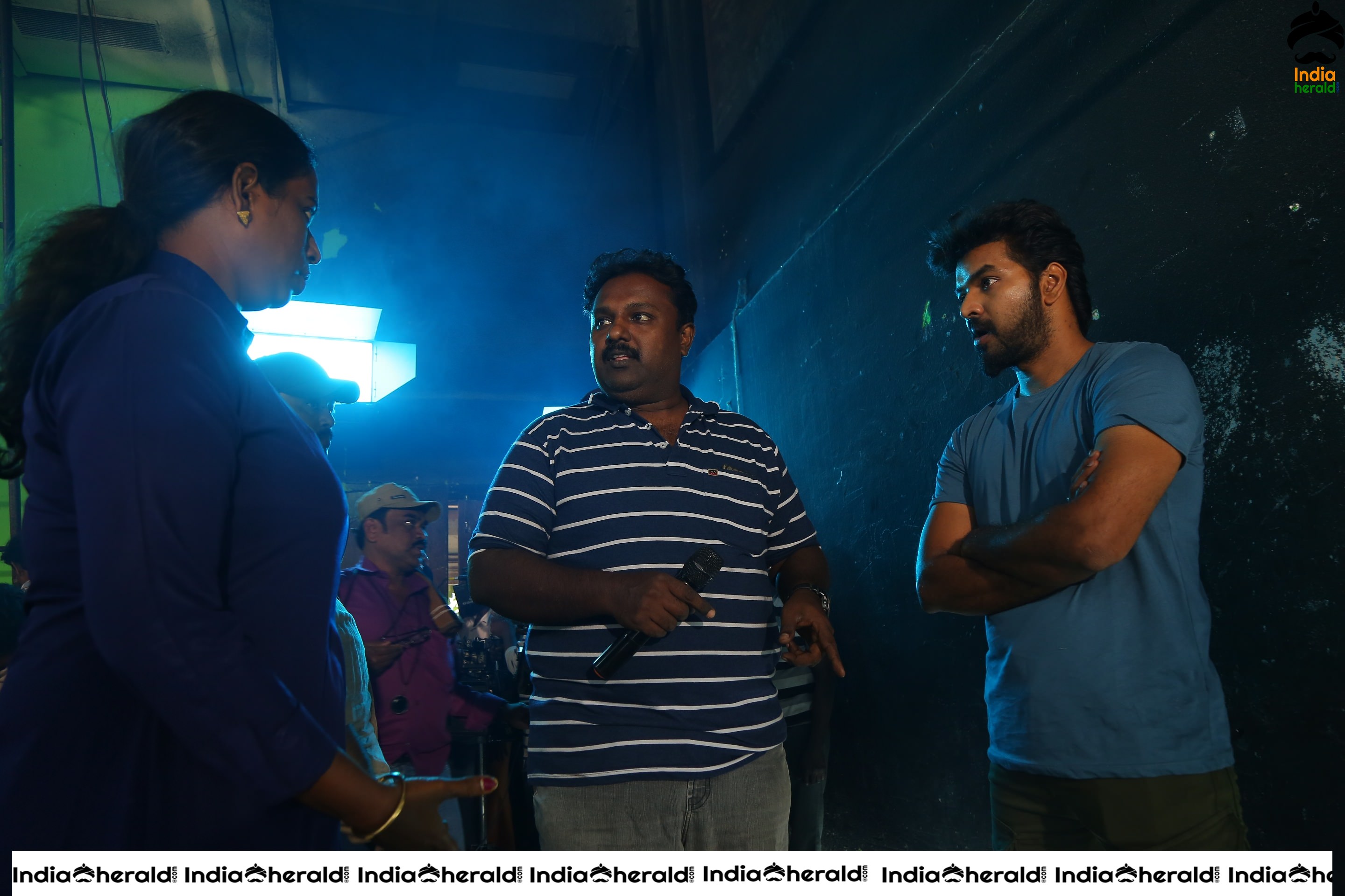 Jai in Breaking News Movie Working Stills