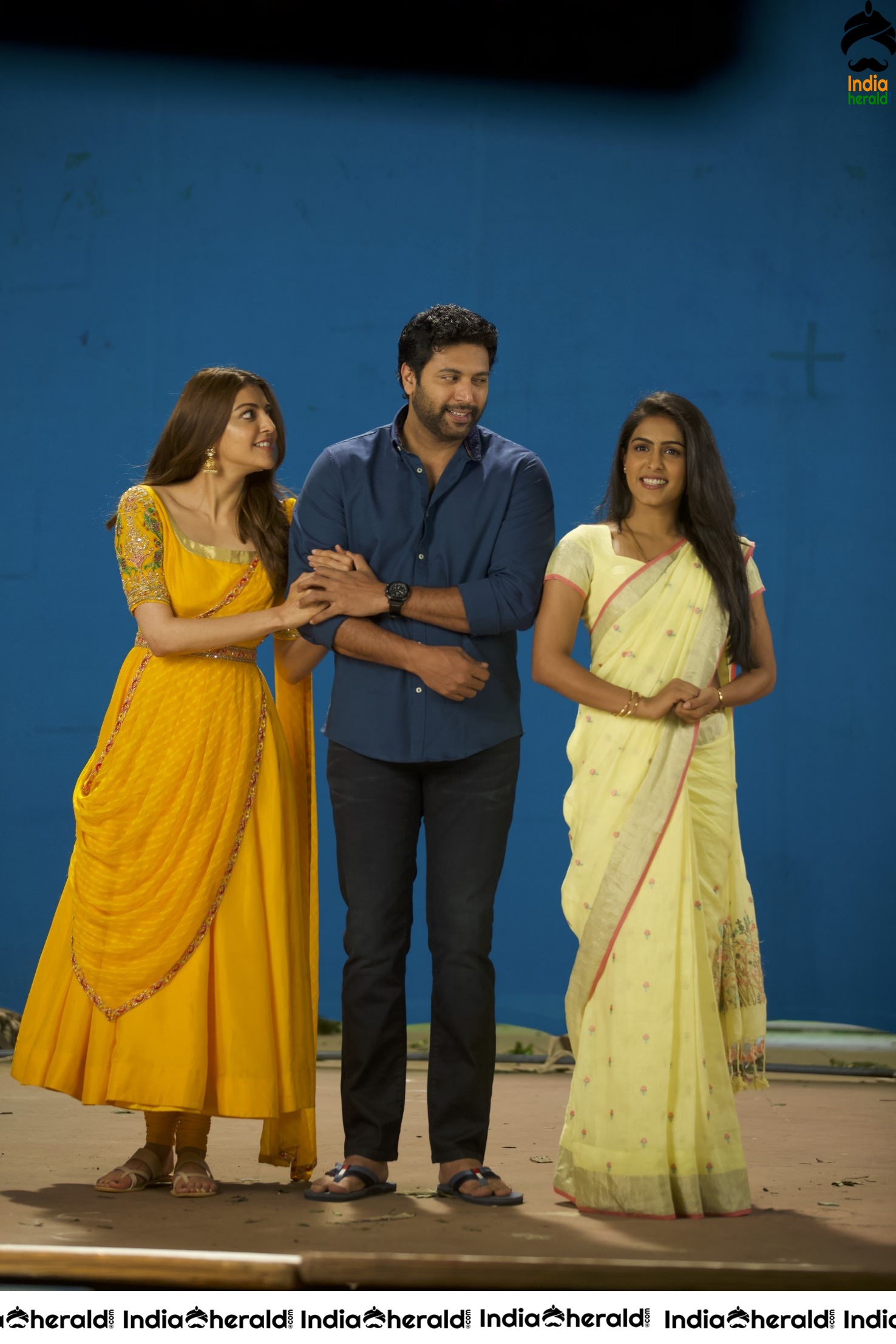 Jayam Ravi and Hot Kajal Aggarwal Unseen Photos from Comali movie Set 1