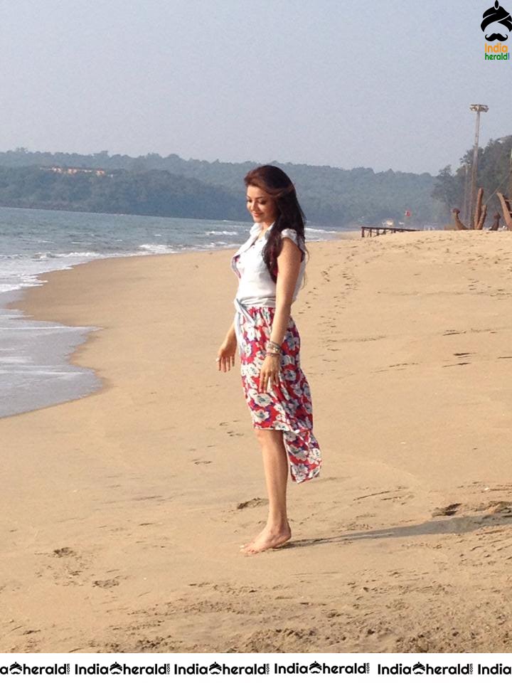 Kajal Aggarwal Unseen Off Screen Photos Set 4