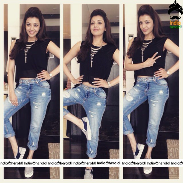 Kajal Aggarwal Vintage Deleted Photos from Instagram Set 1