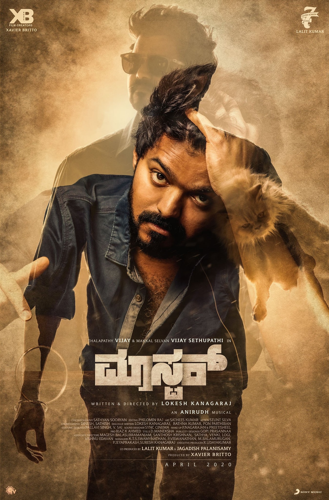 Kannada and Telugu posters of MASTER