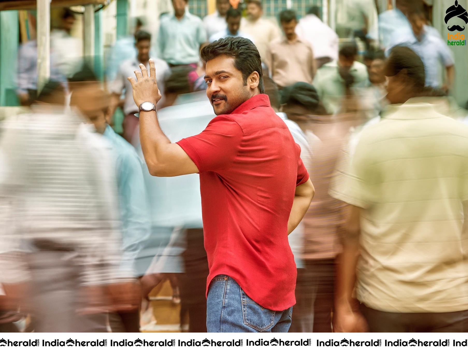 Keerthy Suresh and Surya in Thaanaa Serndha Kootam Movie Stills Set 1