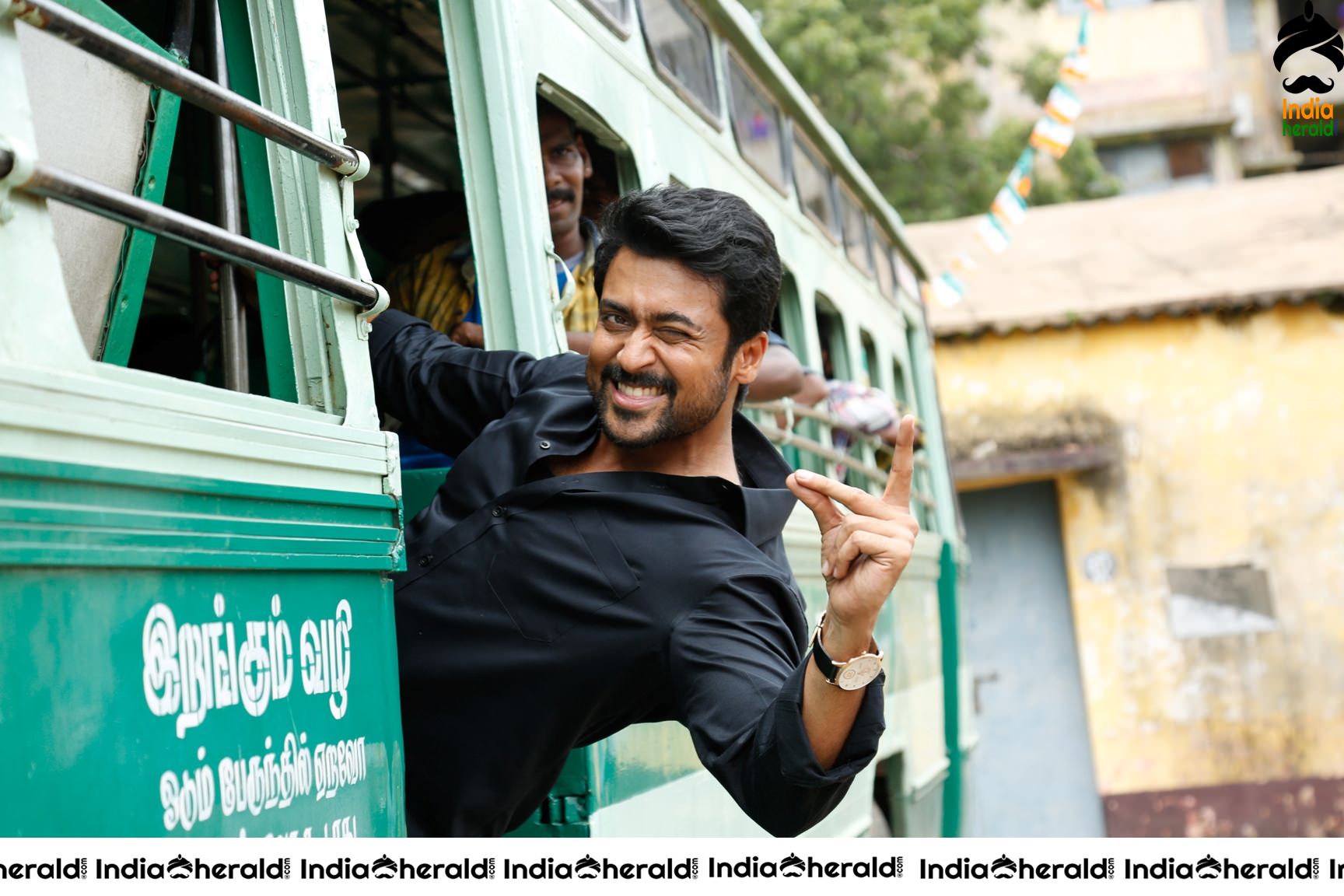 Keerthy Suresh and Surya in Thaanaa Serndha Kootam Movie Stills Set 2