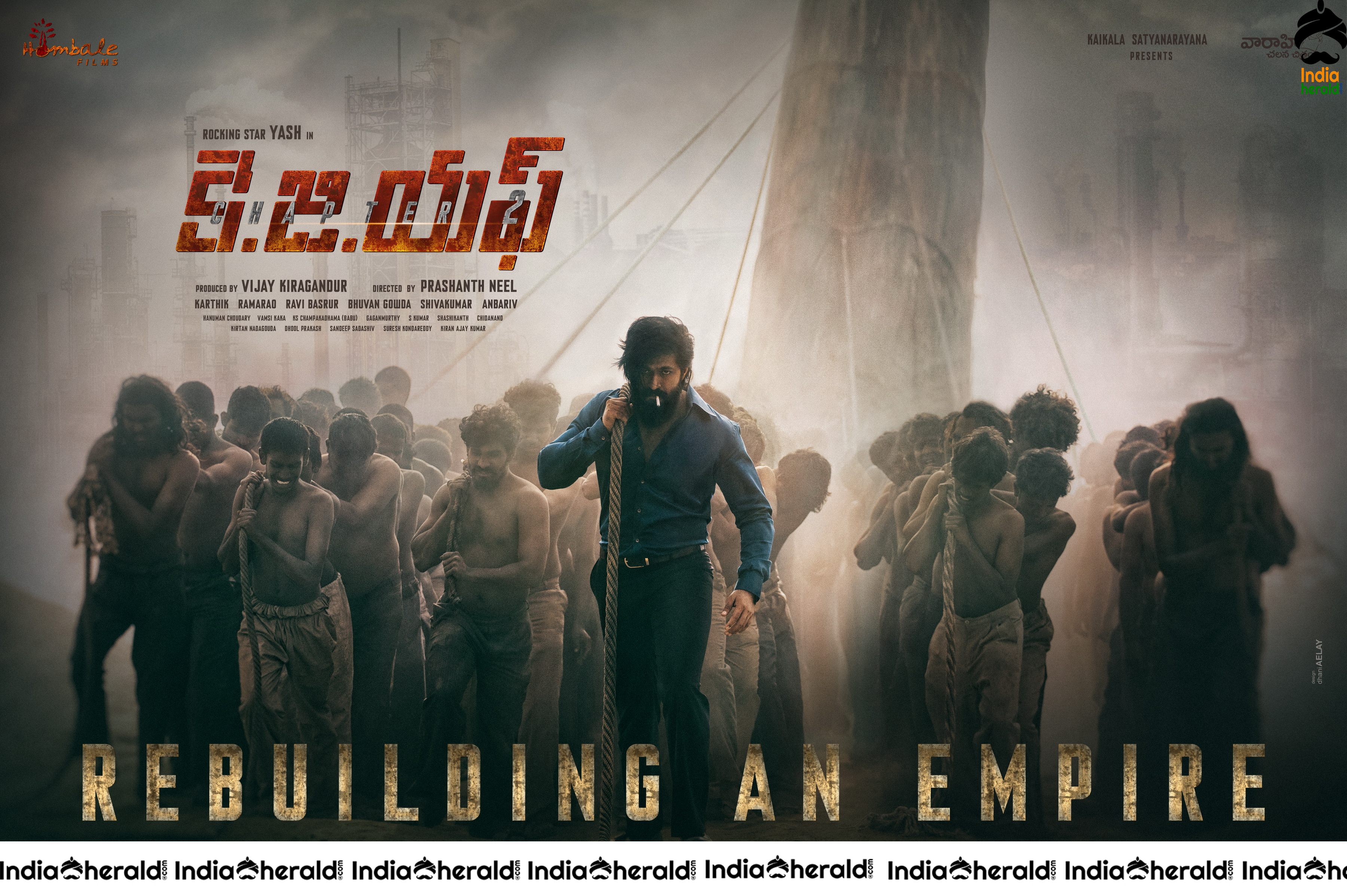 KGF Chapter 2 HD First Look Posters with and without Text