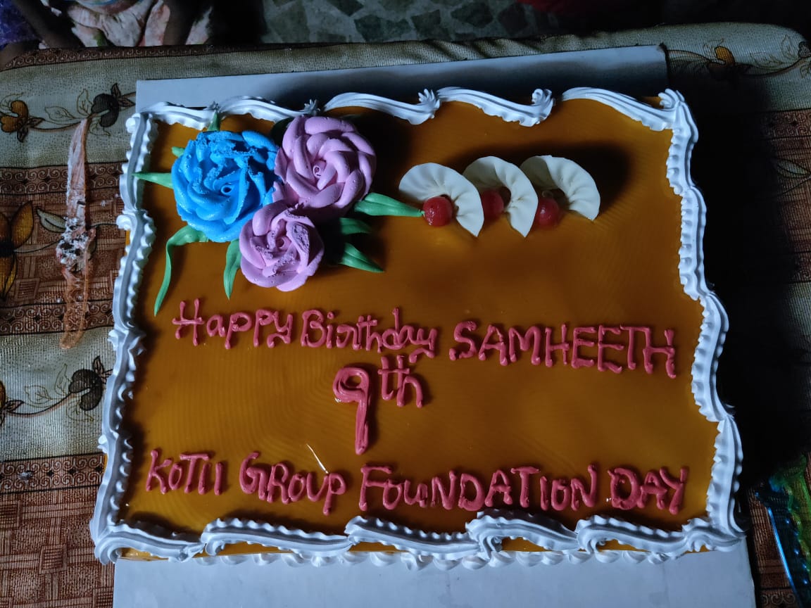 KOTII GROUP 9th FOUNDATION DAY @ Mathrusya Child Home and Oldage Home - Tirupathi