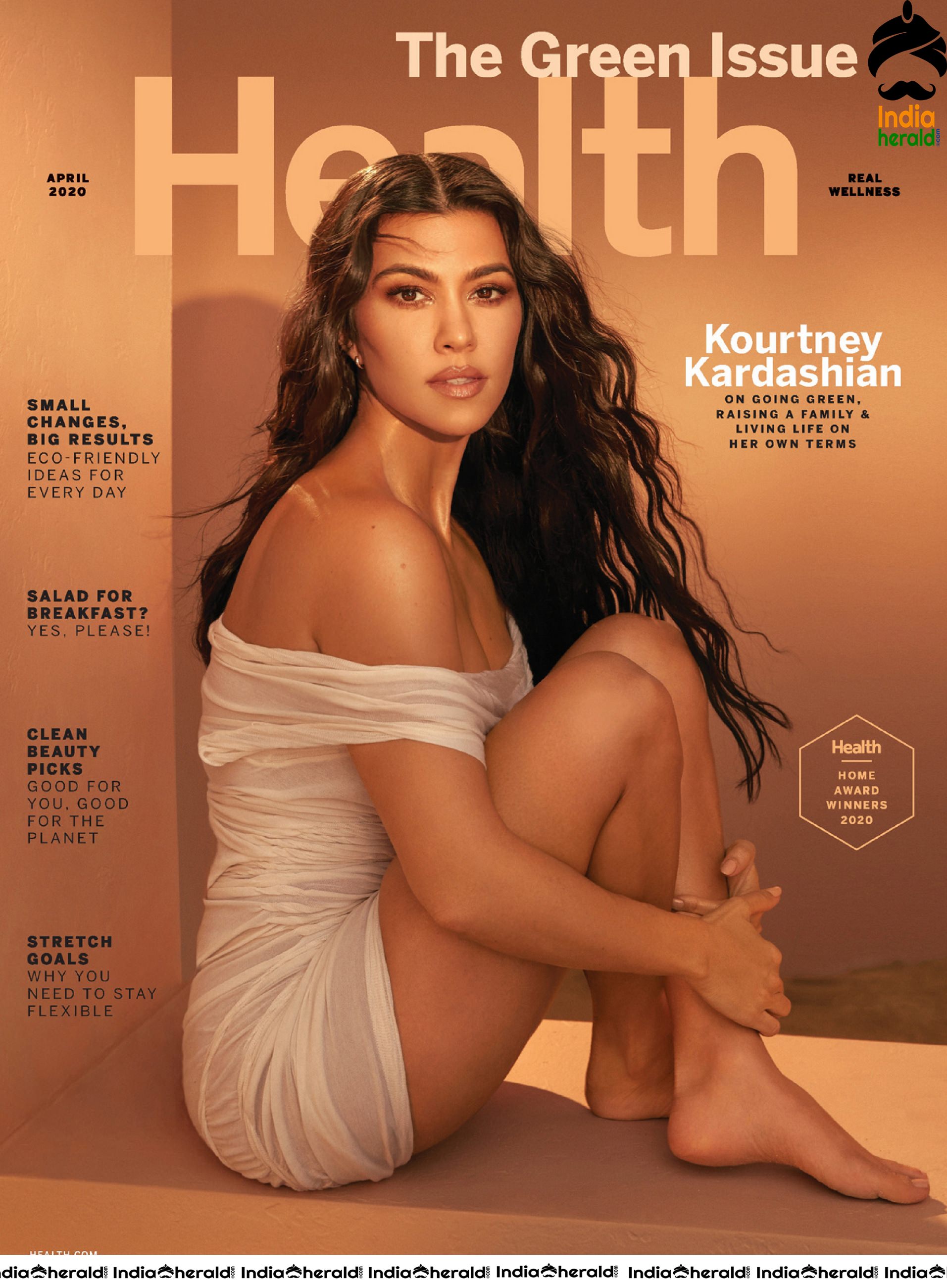 Kourtney Kardashian Poses Sensuous and Sexy for HEALTH Magazine