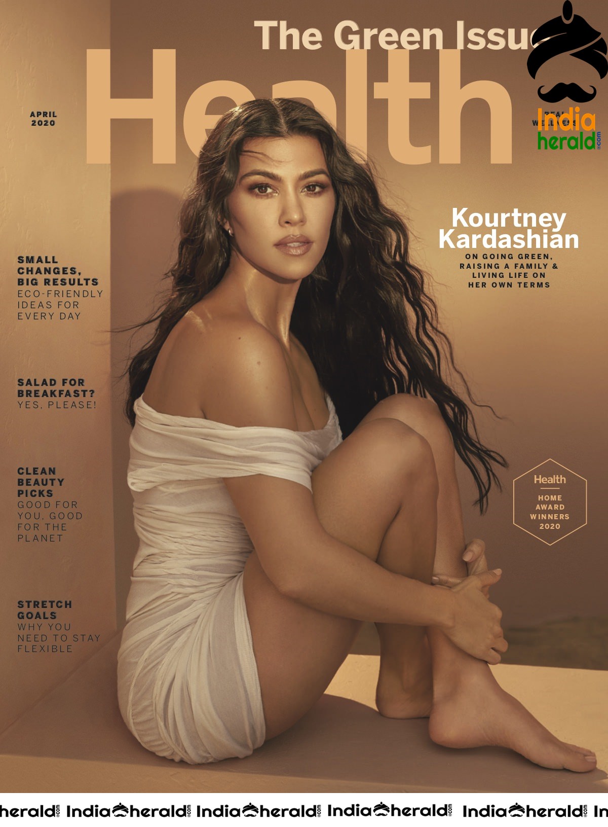 Kourtney Kardashian Poses Sensuous and Sexy for HEALTH Magazine