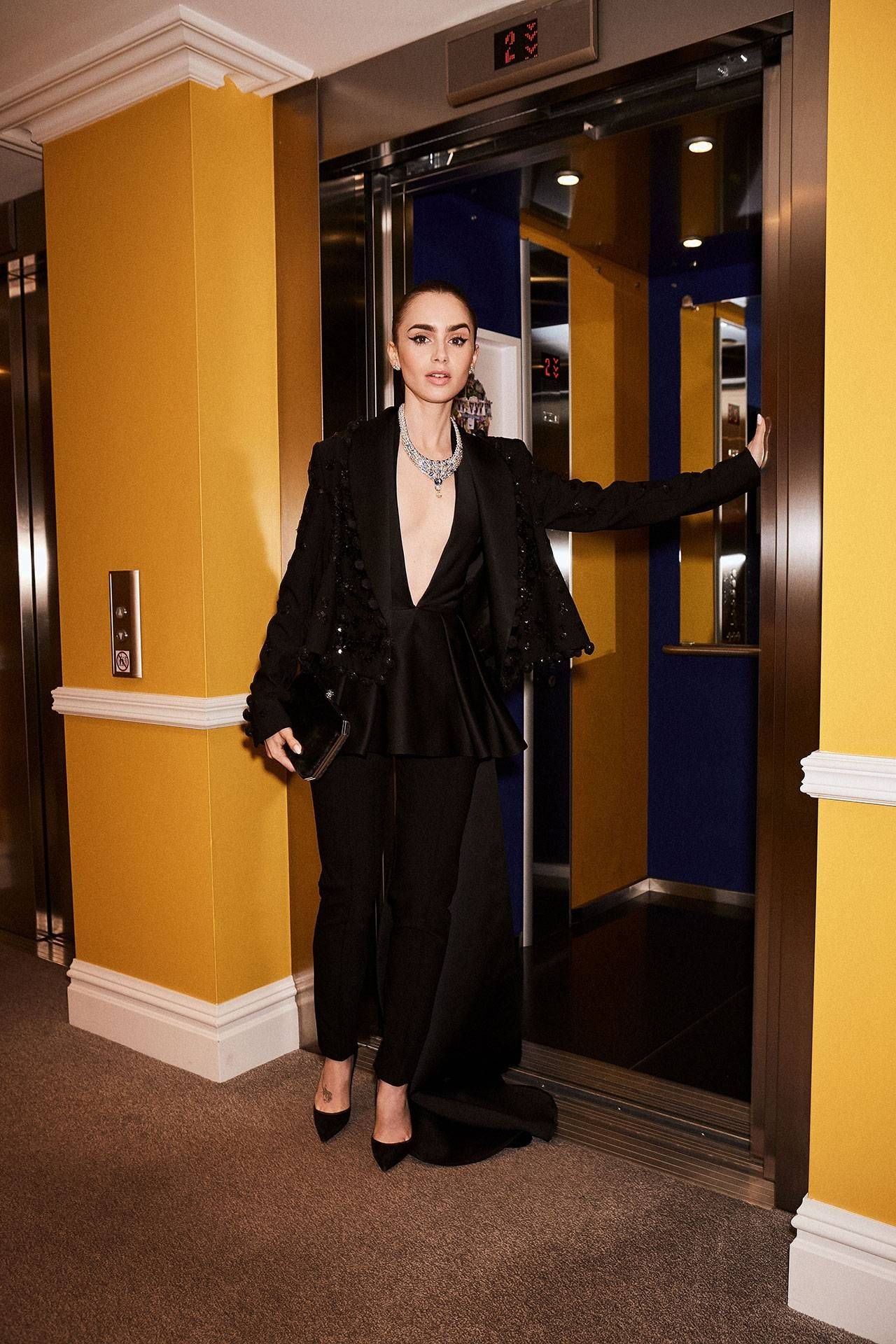 Lily Collins Vogue UK Wallpapers