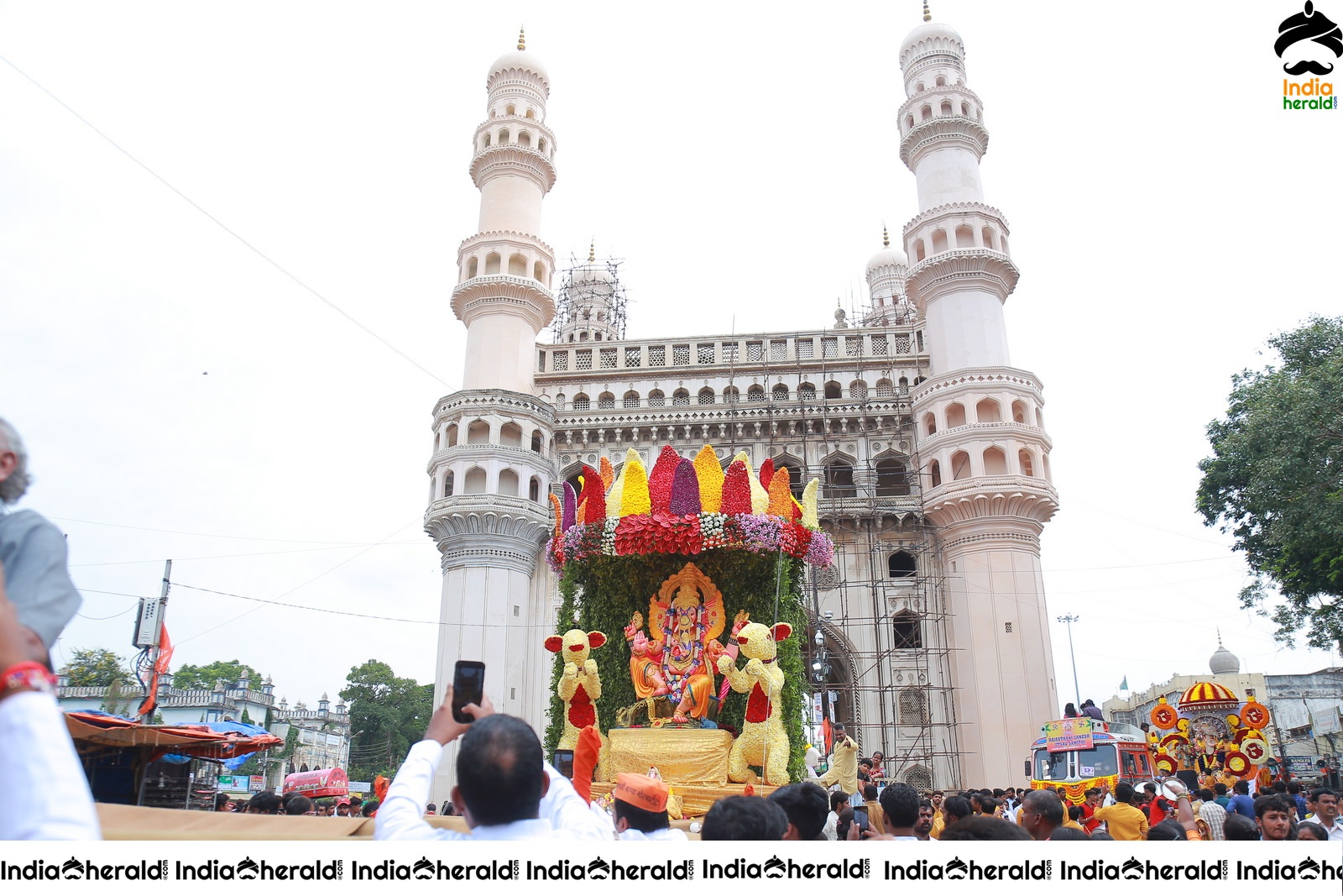 Lord Ganesha Immersion At Hyderabad Set 2
