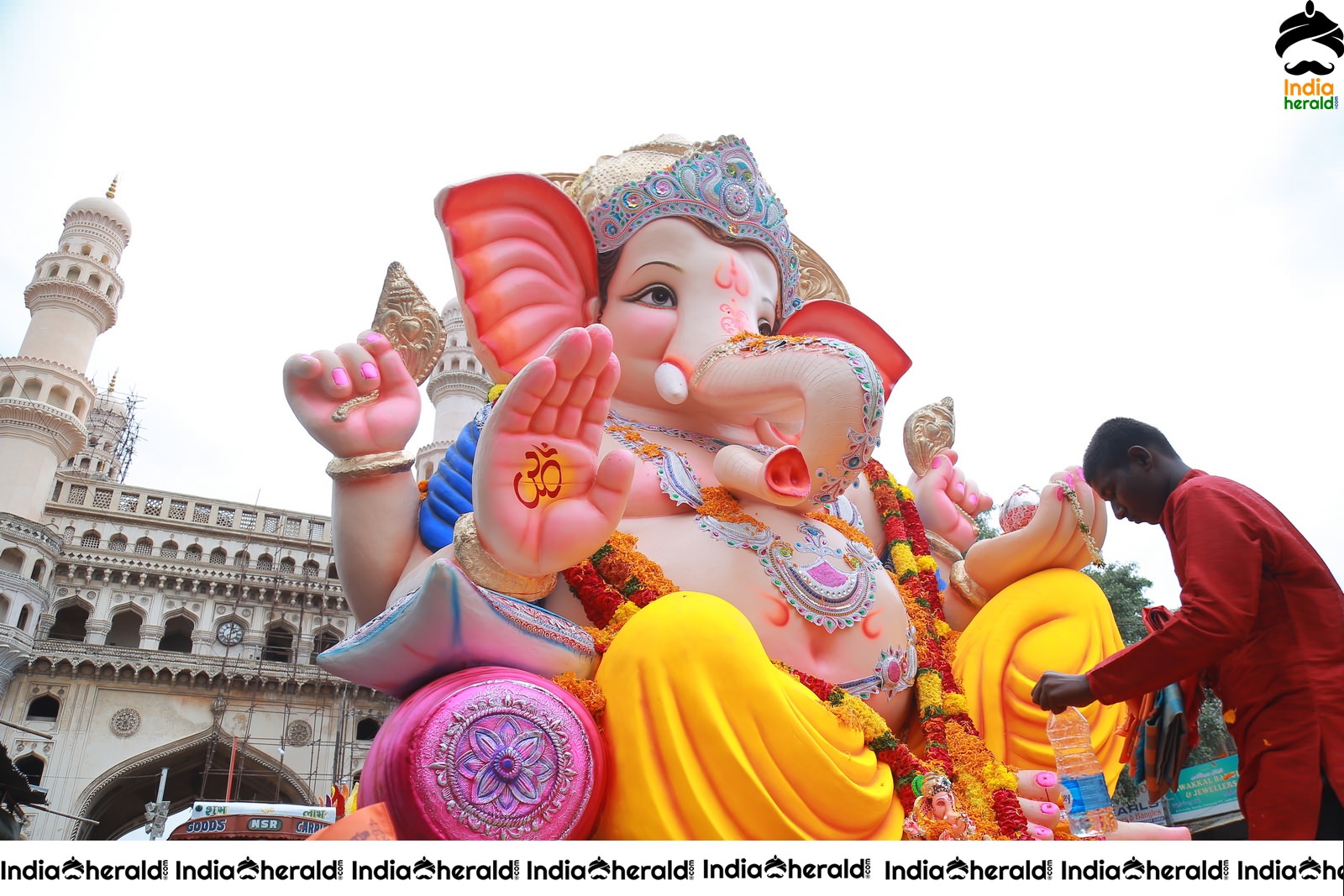 Lord Ganesha Immersion At Hyderabad Set 2