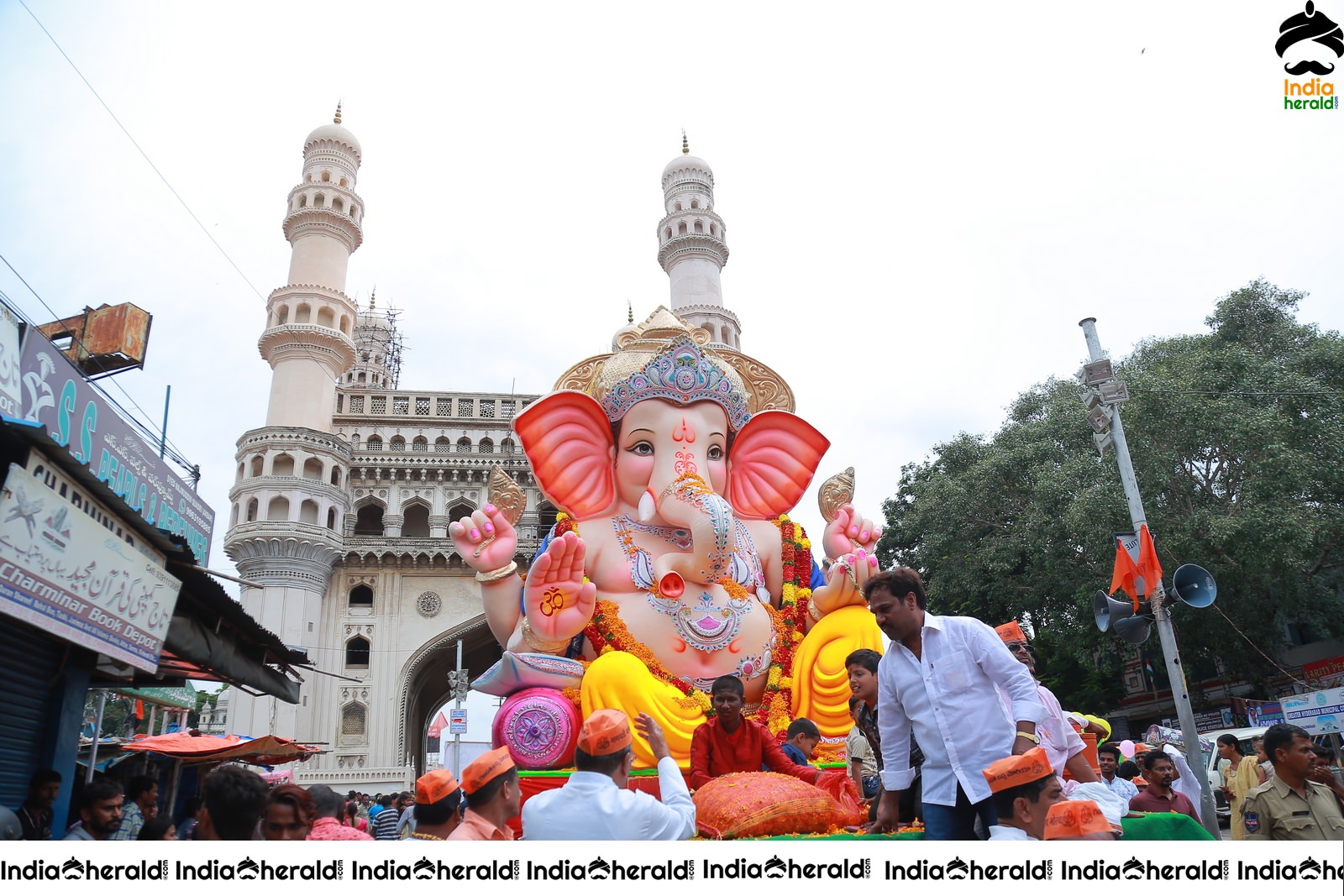 Lord Ganesha Immersion At Hyderabad Set 2