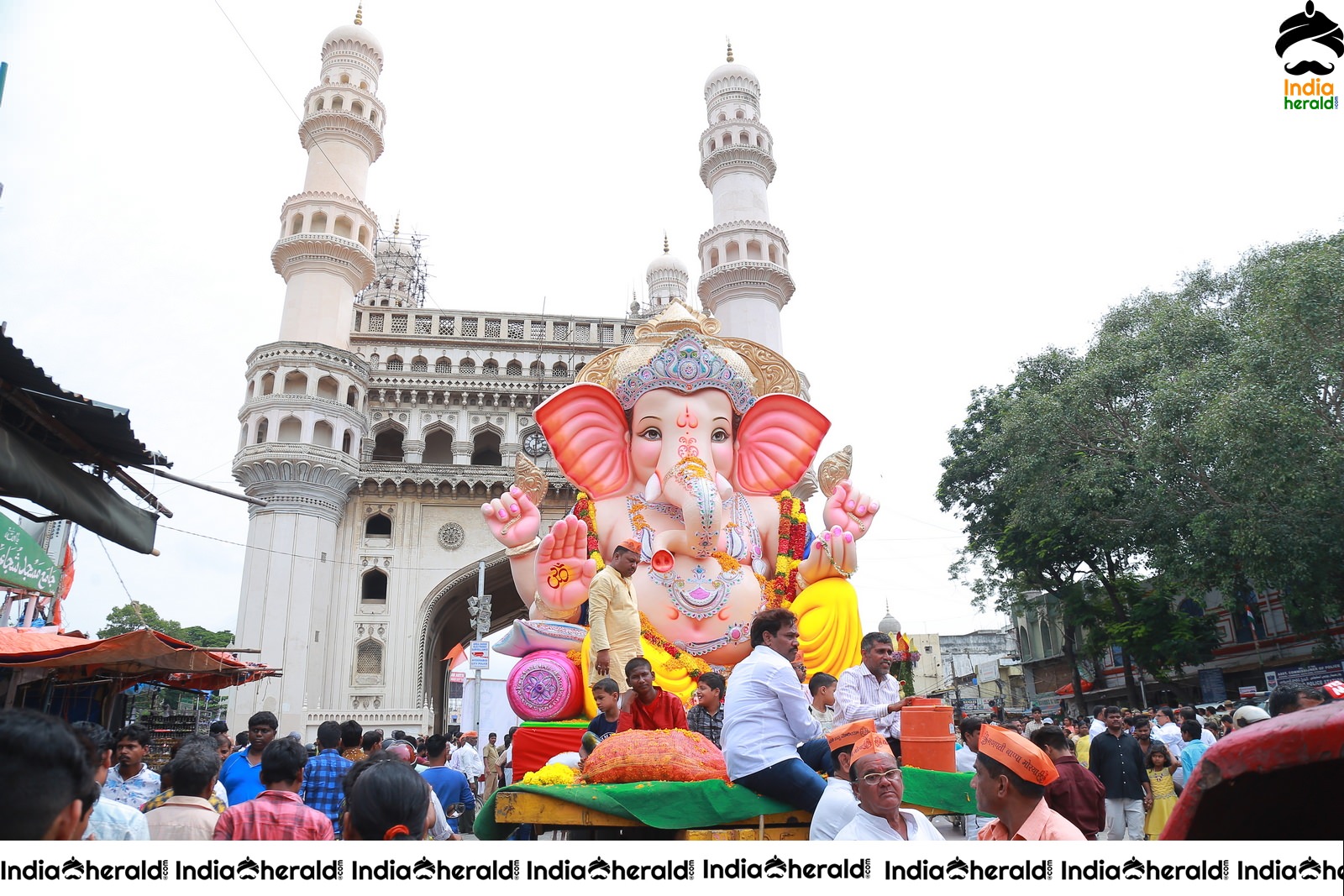 Lord Ganesha Immersion At Hyderabad Set 2