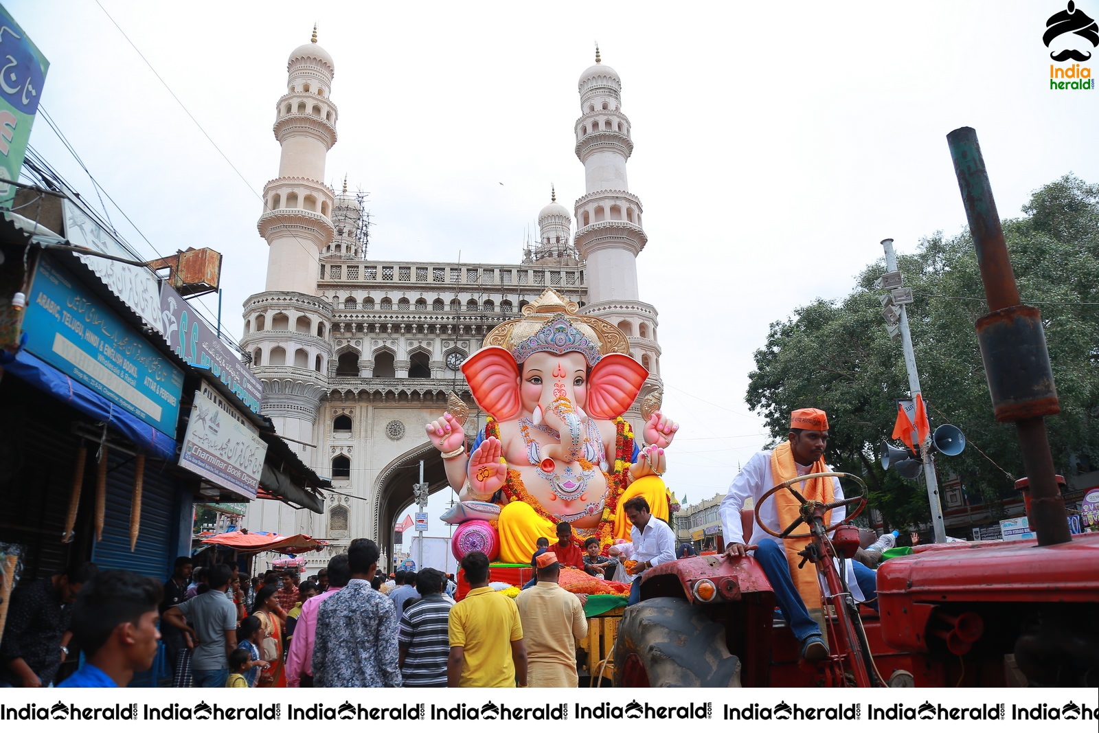 Lord Ganesha Immersion At Hyderabad Set 2