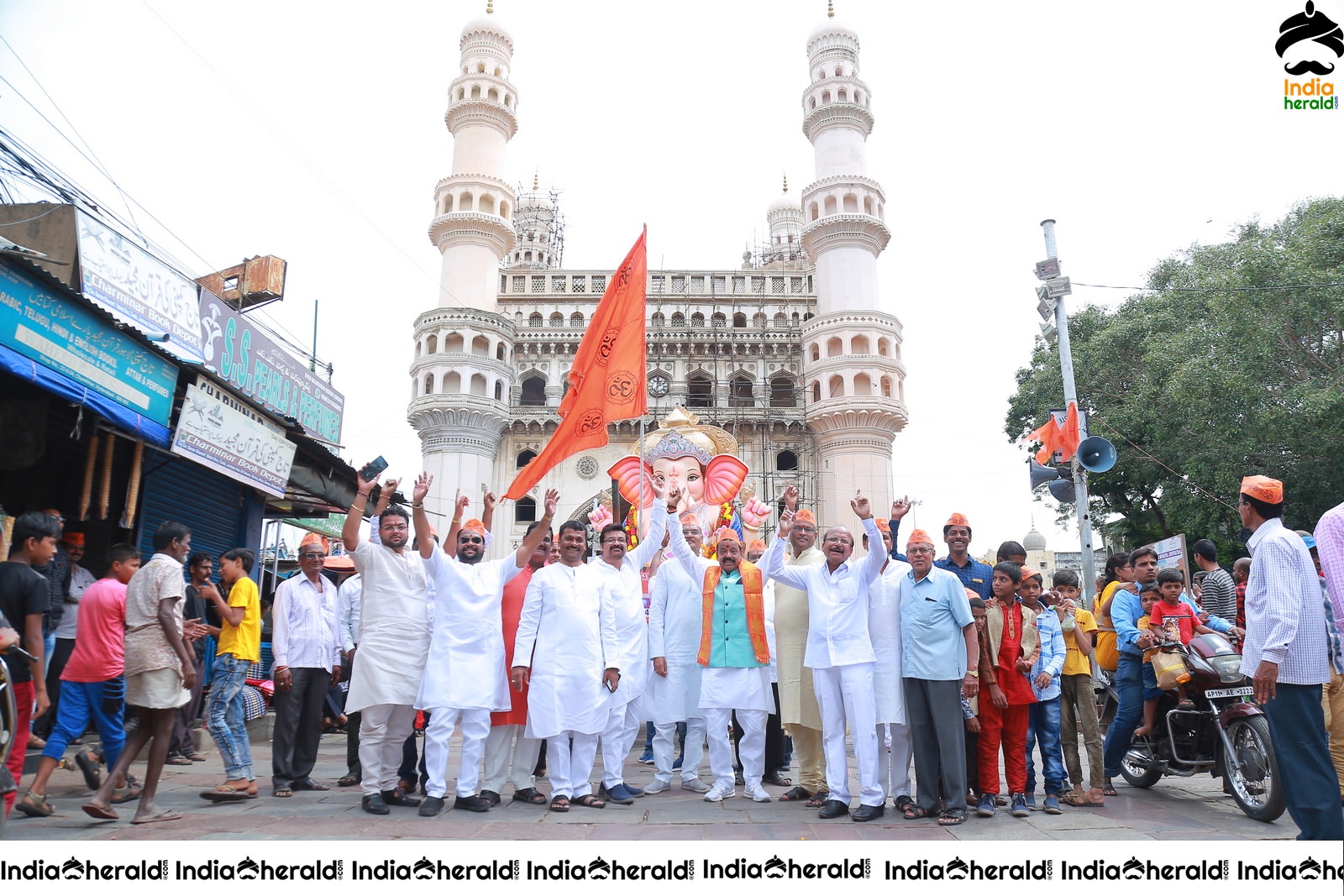 Lord Ganesha Immersion At Hyderabad Set 2