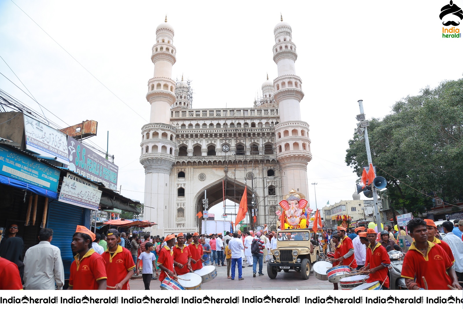 Lord Ganesha Immersion At Hyderabad Set 2