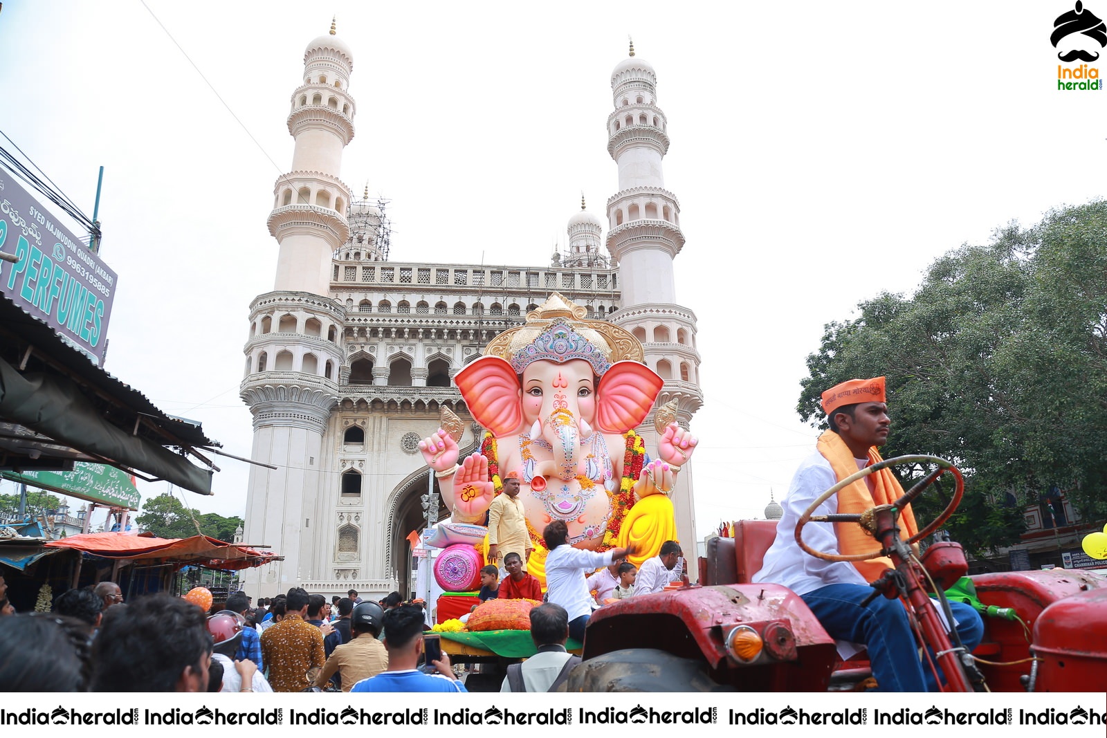Lord Ganesha Immersion At Hyderabad Set 2