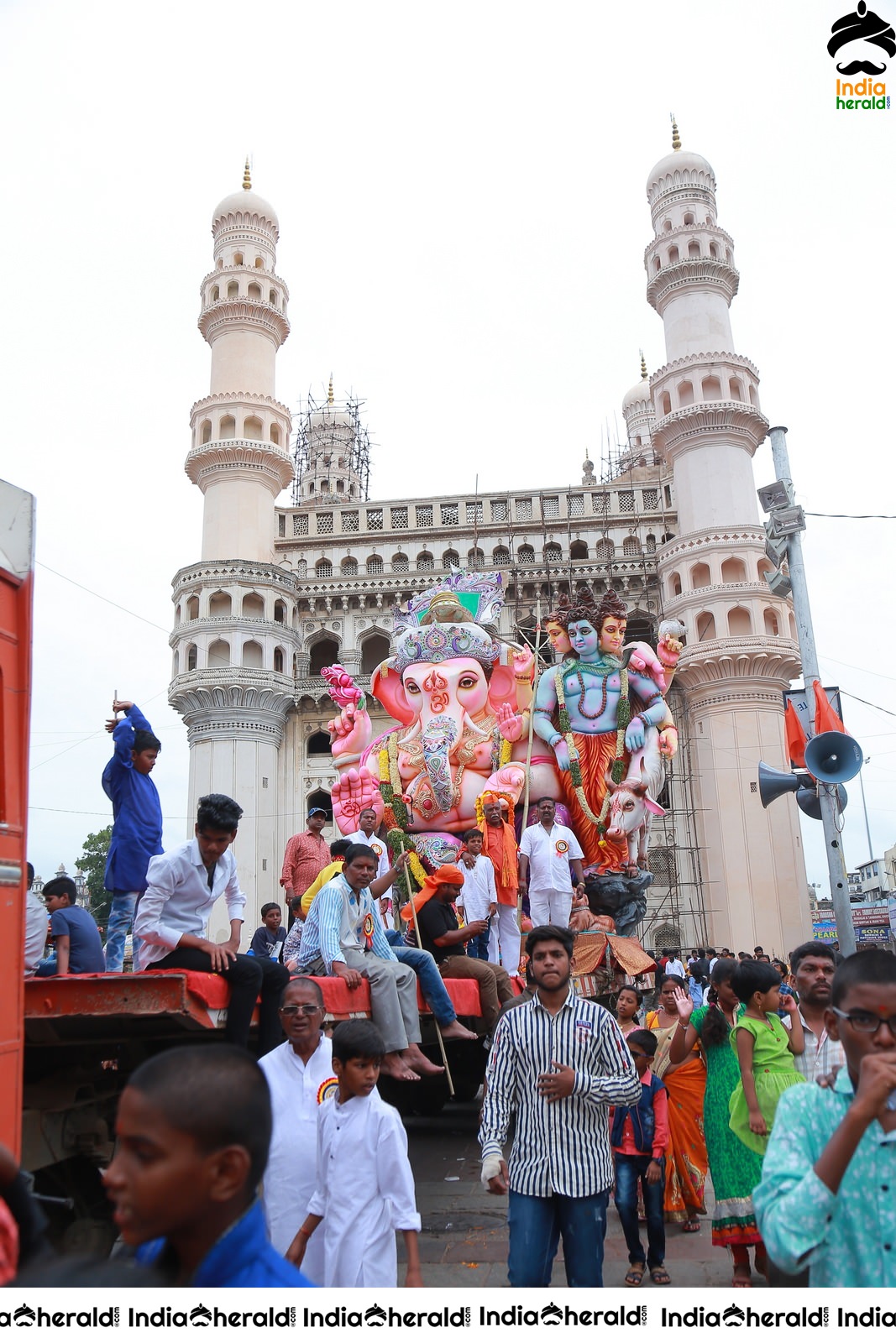Lord Ganesha Immersion At Hyderabad Set 2