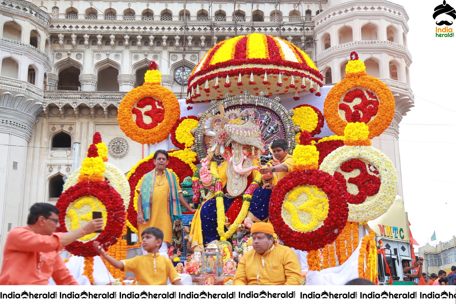 Lord Ganesha Immersion At Hyderabad Set 2